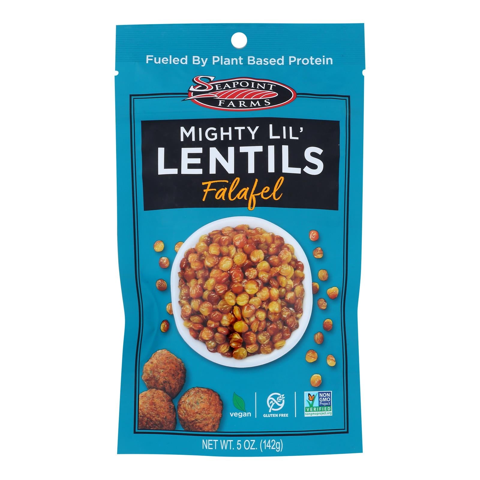 Seapoint Farms - Lentil Snack Falafel - Case of 12-5 OZ