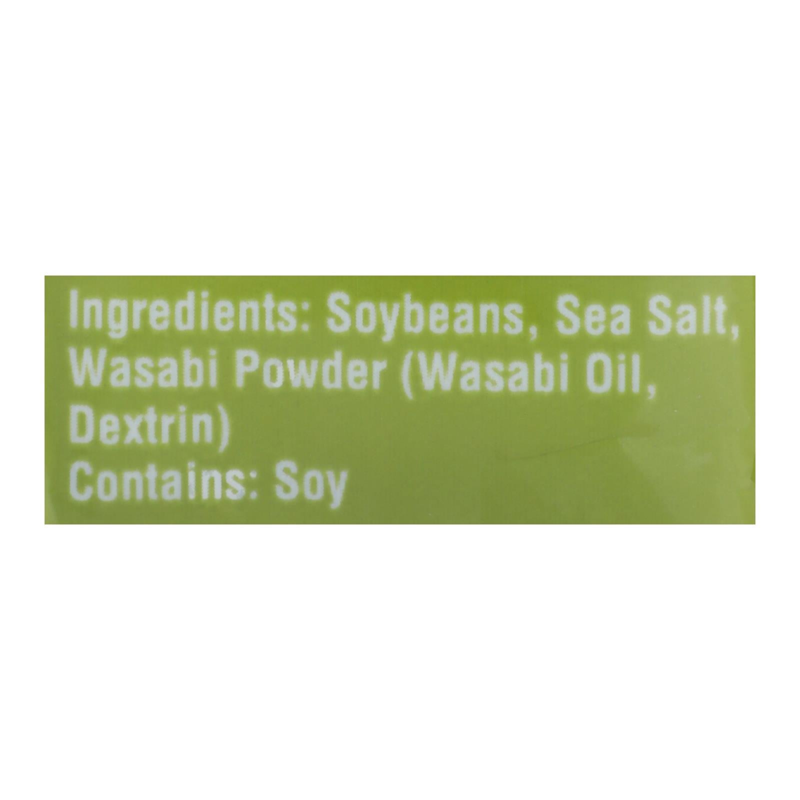 Seapoint Farms Edamame - Dry Roasted - Spicy Wasabi - 1.58 oz - Case of 12