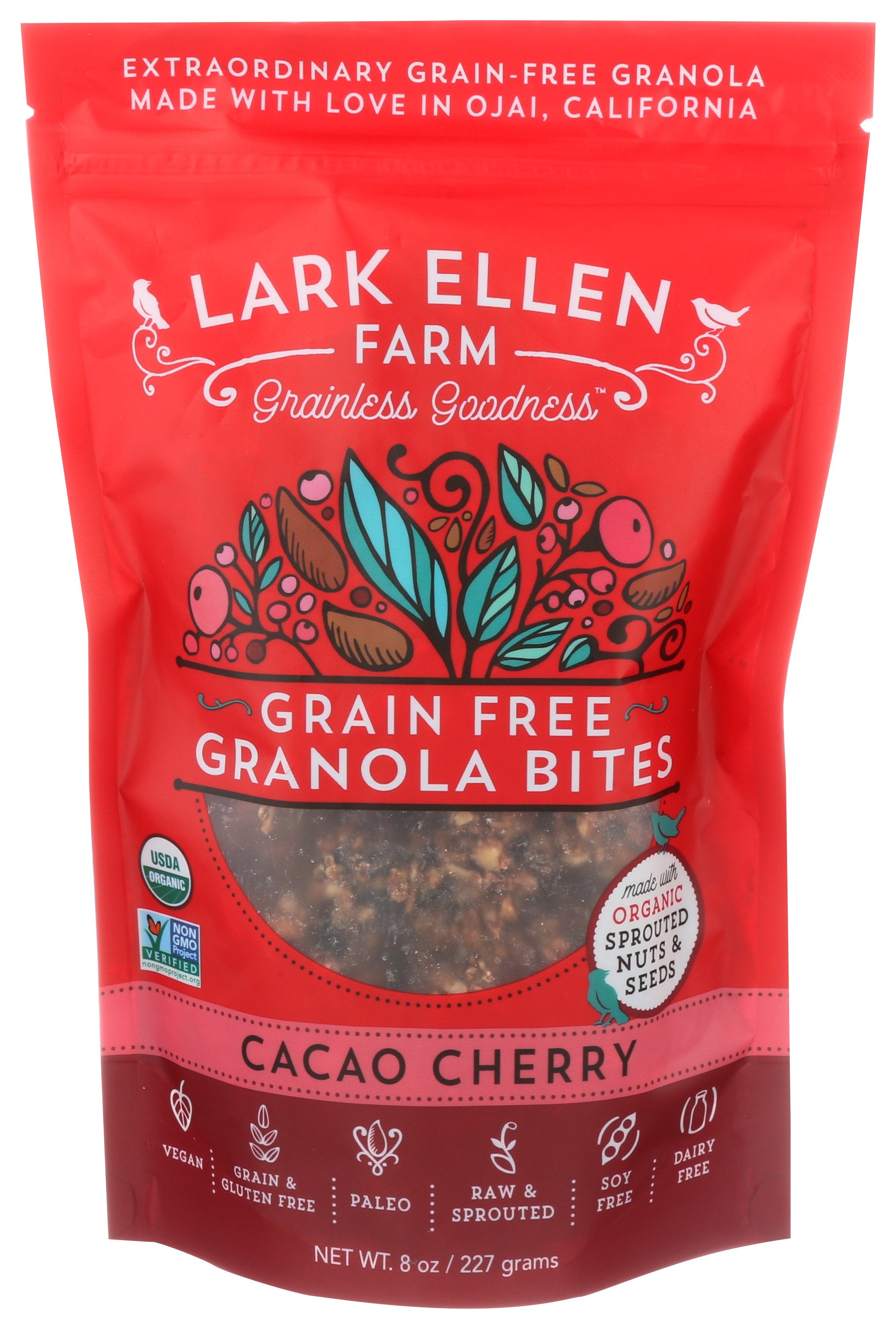 LARK ELLEN FARM GRANOLA BITES CACAO CHERY - Case of 6