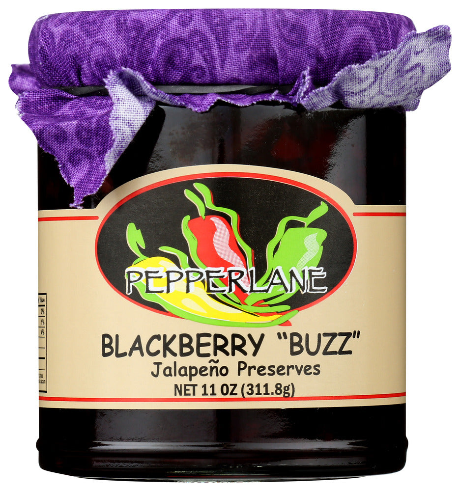 Pepperlane Blackberry Buzz Jalapeño Preserves - Case of 12 - 11 oz