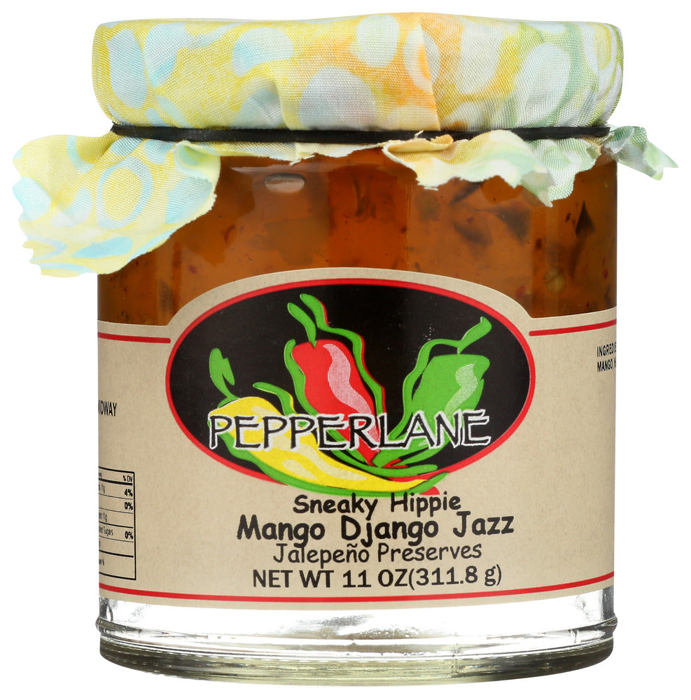 Pepperlane Mango Django Jazz Jalapeño Preserves - Case of 12 - 11 oz