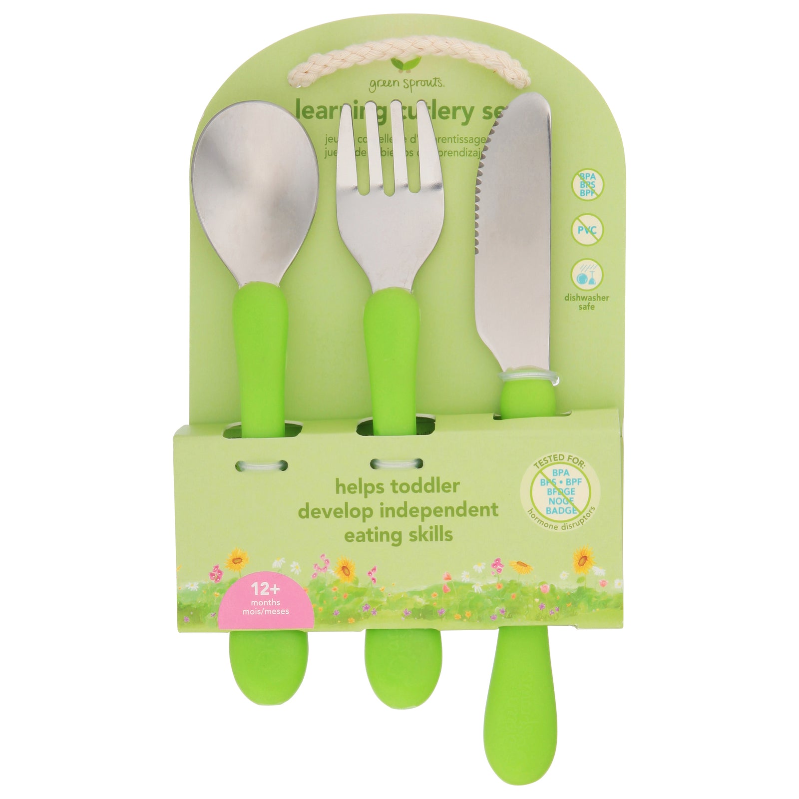 Green Sprouts - Cutlery Set Lrn Asst 12mo - 1 Each - 3 Ct
