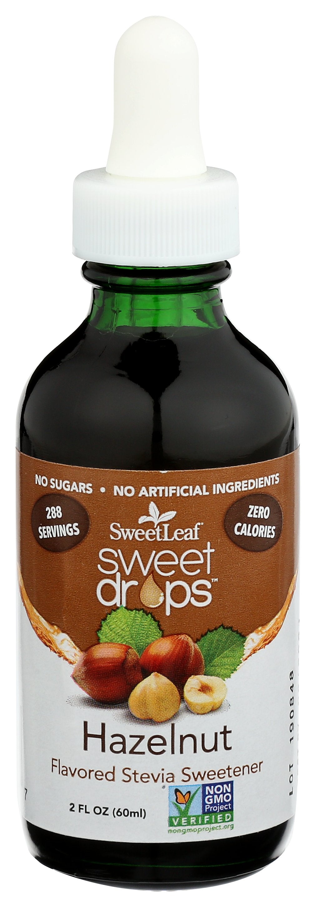 SWEETLEAF STEVIA LIQ HAZELNUT - Case of 3