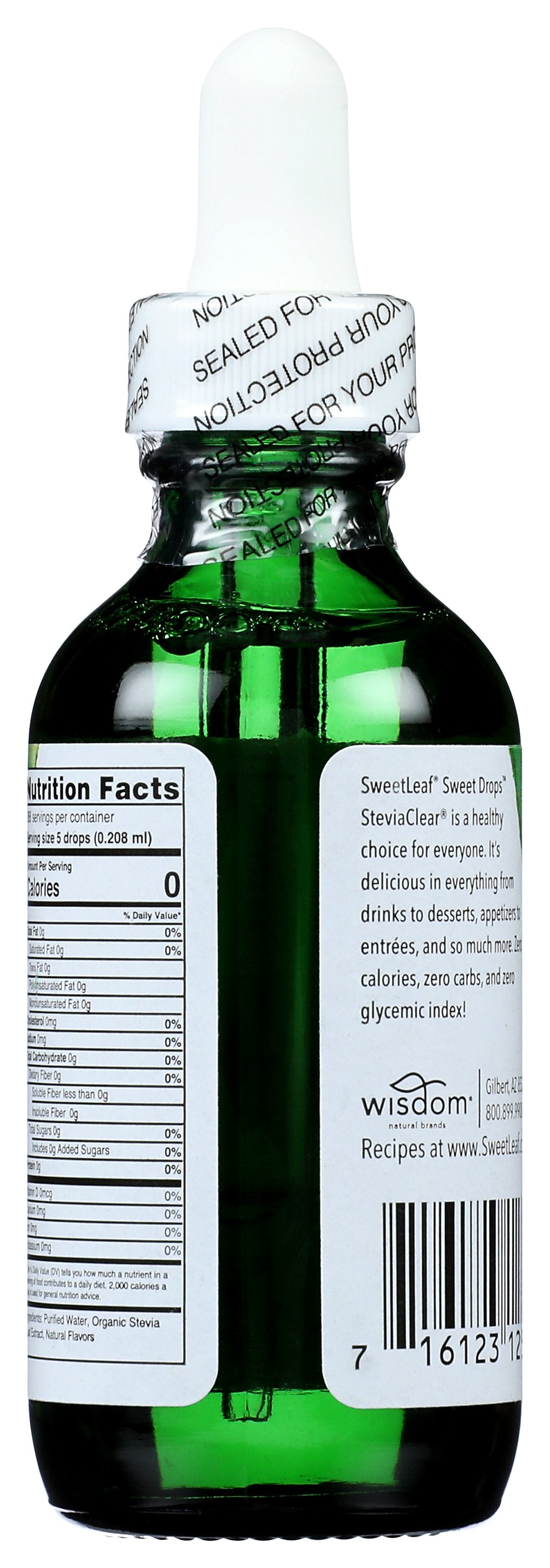 SWEETLEAF STEVIA EXTRACT LIQ CLEAR - Case of 3
