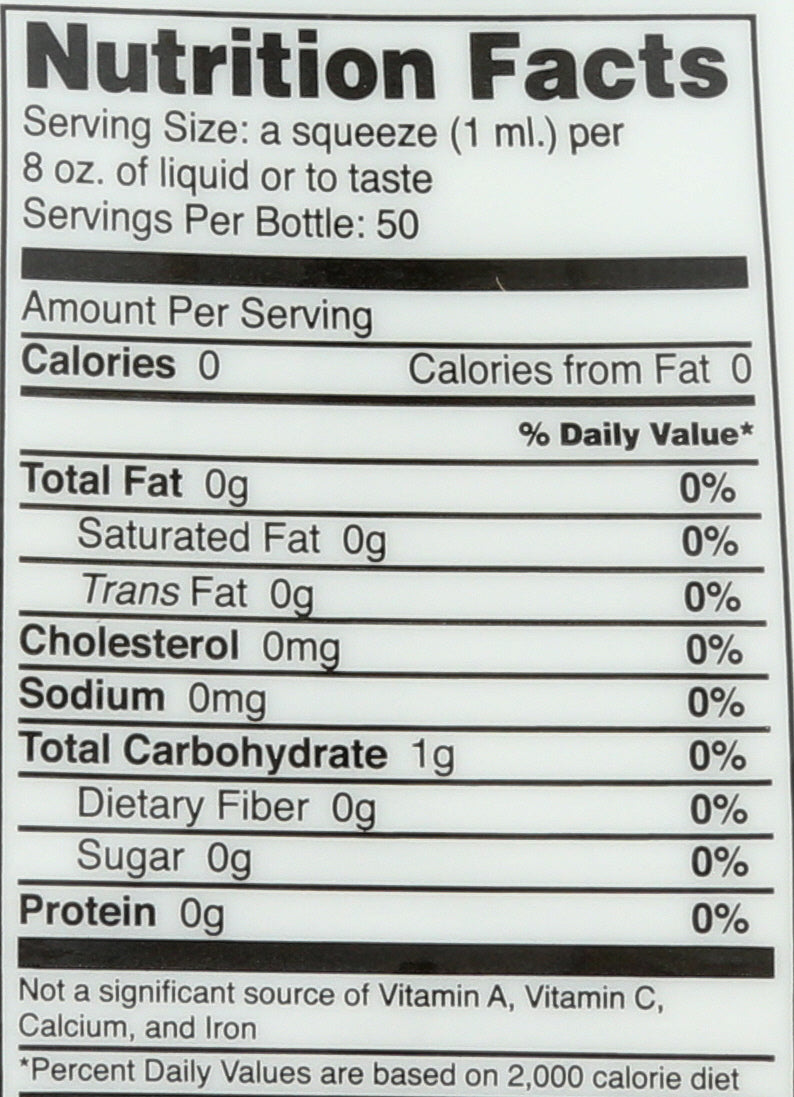 SWEETLEAF STEVIA SWEET DROP CLEAR - Case of 12