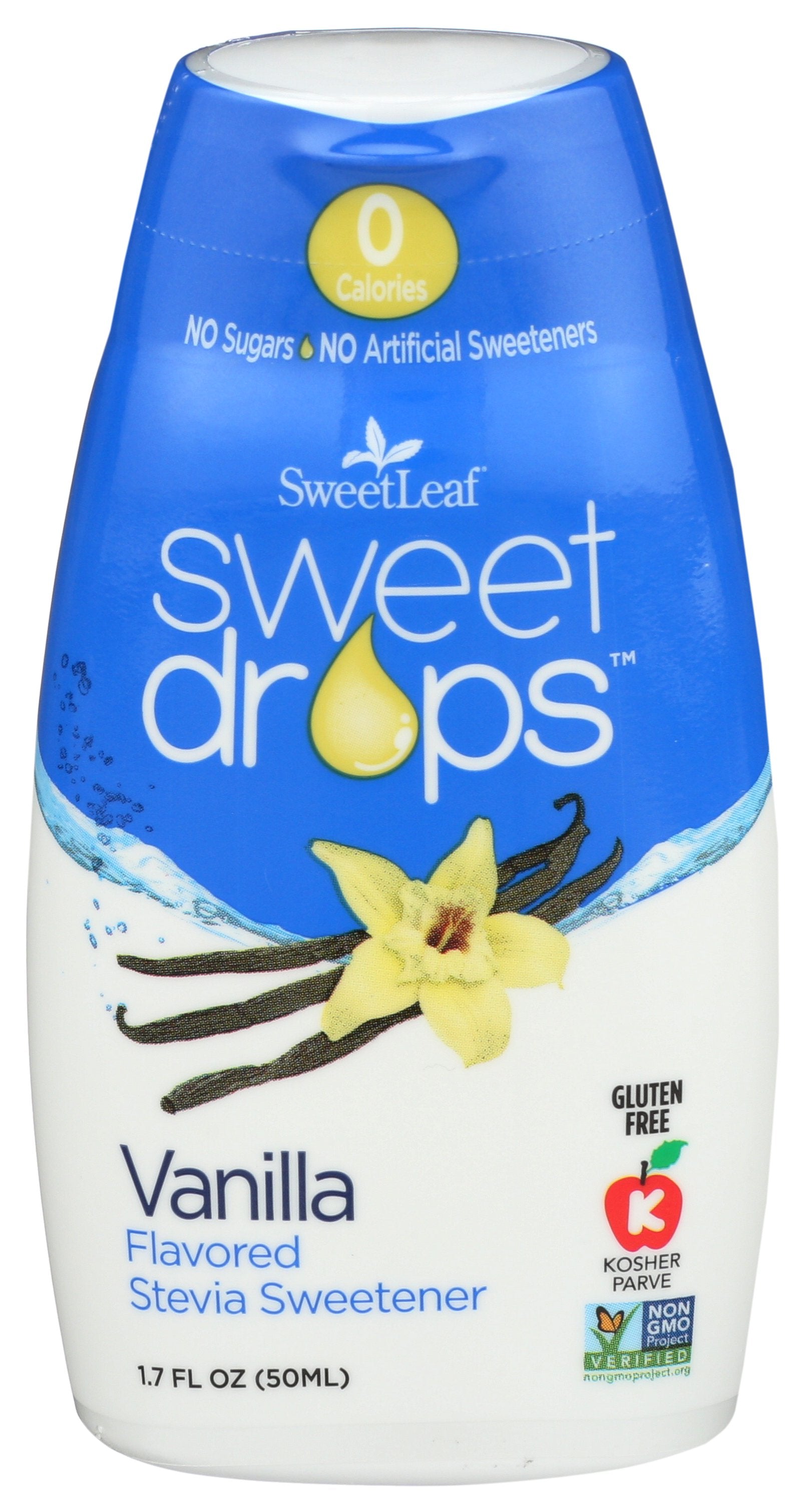 SWEETLEAF STEVIA SWEET DROP VANILLA - Case of 12