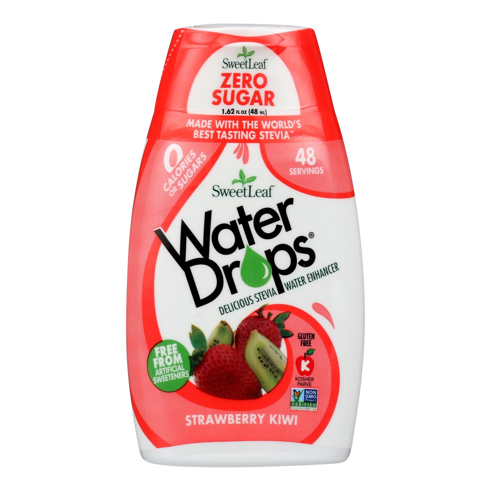 Sweet Leaf Water Drops - Strawberry Kiwi - 1.62 Fl Oz