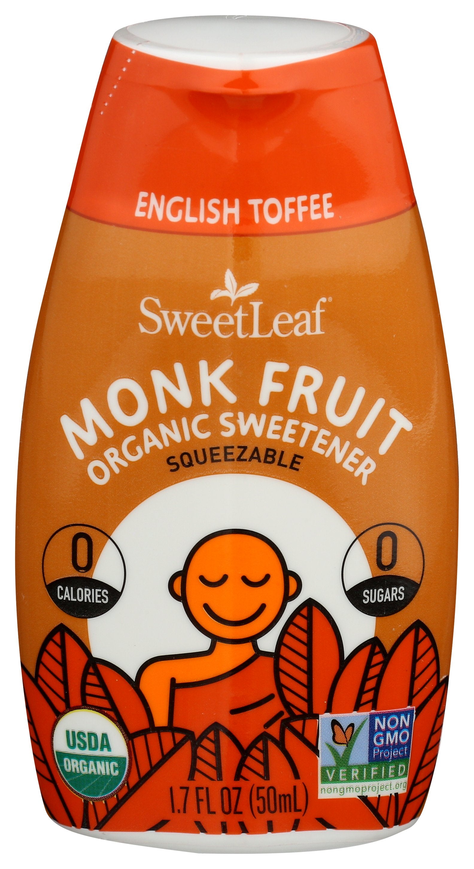 SWEETLEAF MONK FRUIT LQD ENG TOFFEE - Case of 6