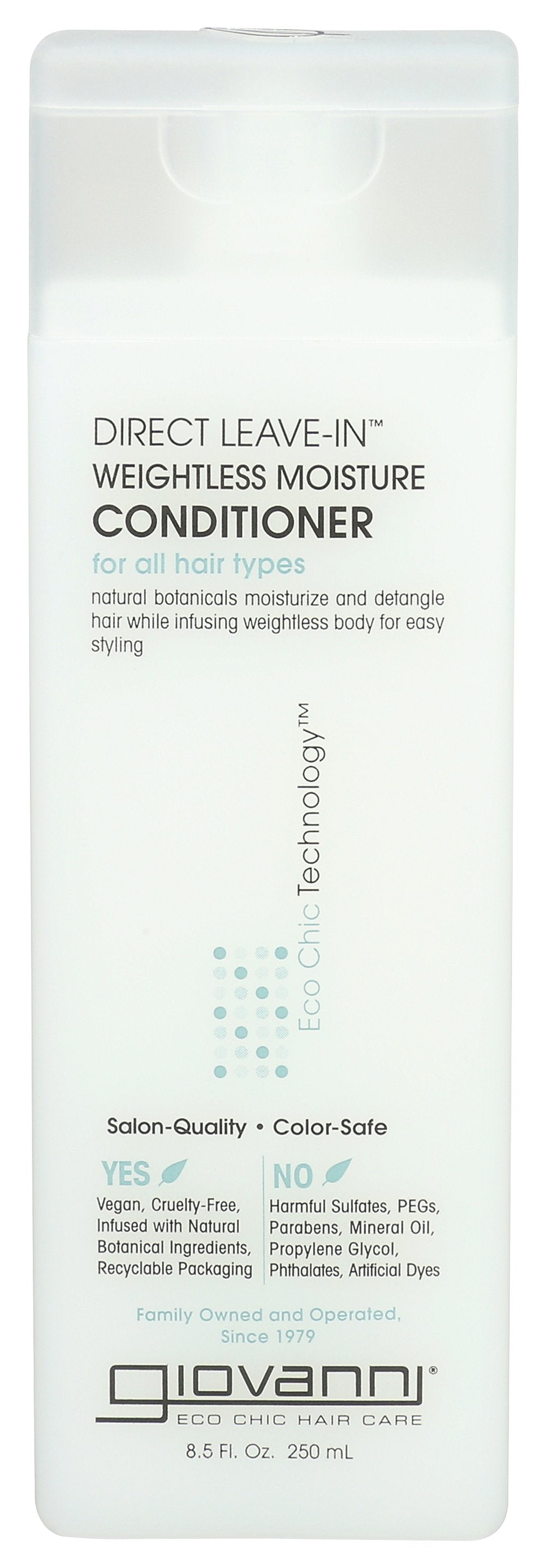 GIOVANNI COSMETICS CONDTNR LEAVE IN DIRECT - Case of 3