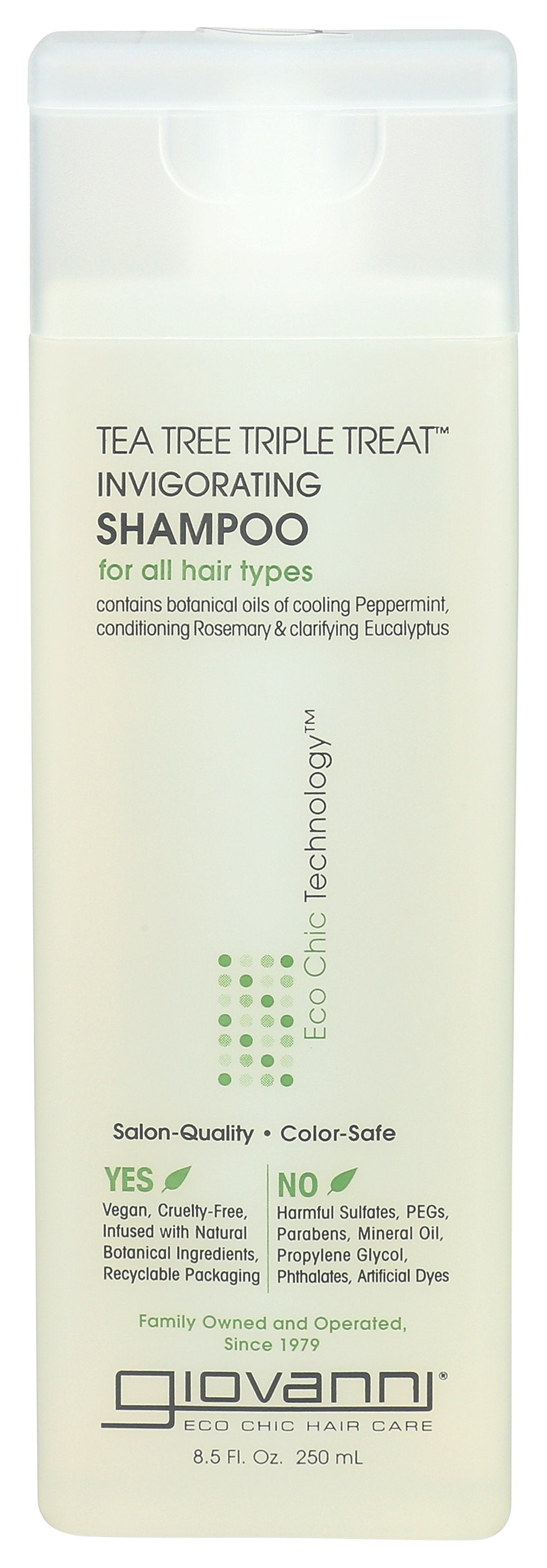 GIOVANNI COSMETICS SHAMPOO TTREE TRIPLE TRT - Case of 3