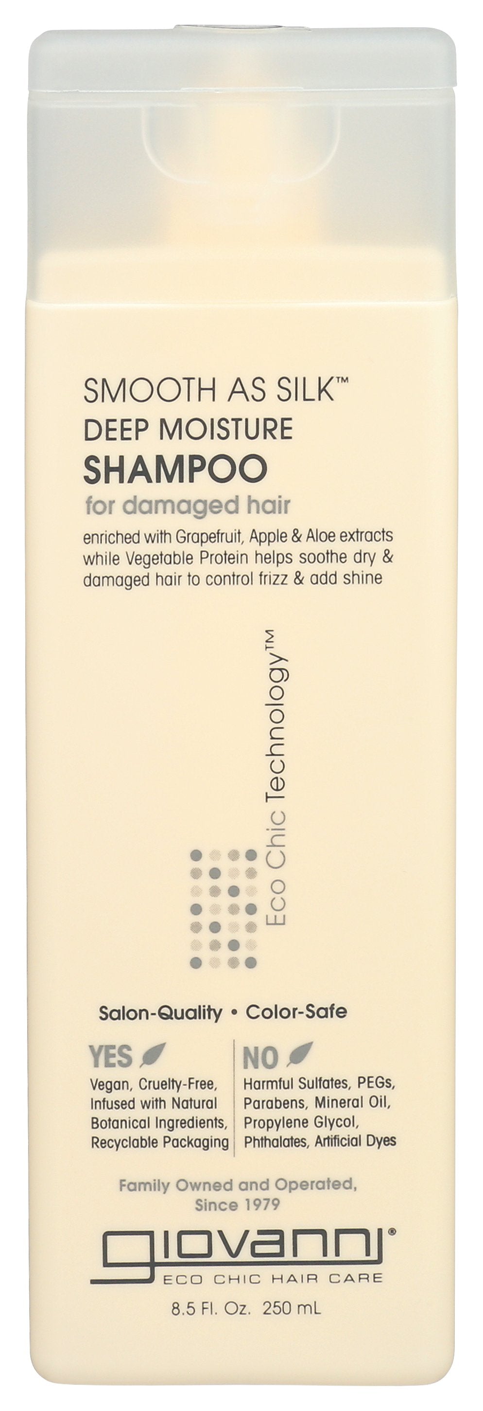 GIOVANNI COSMETICS SHAMPOO SMOOTH AS SILK - Case of 3
