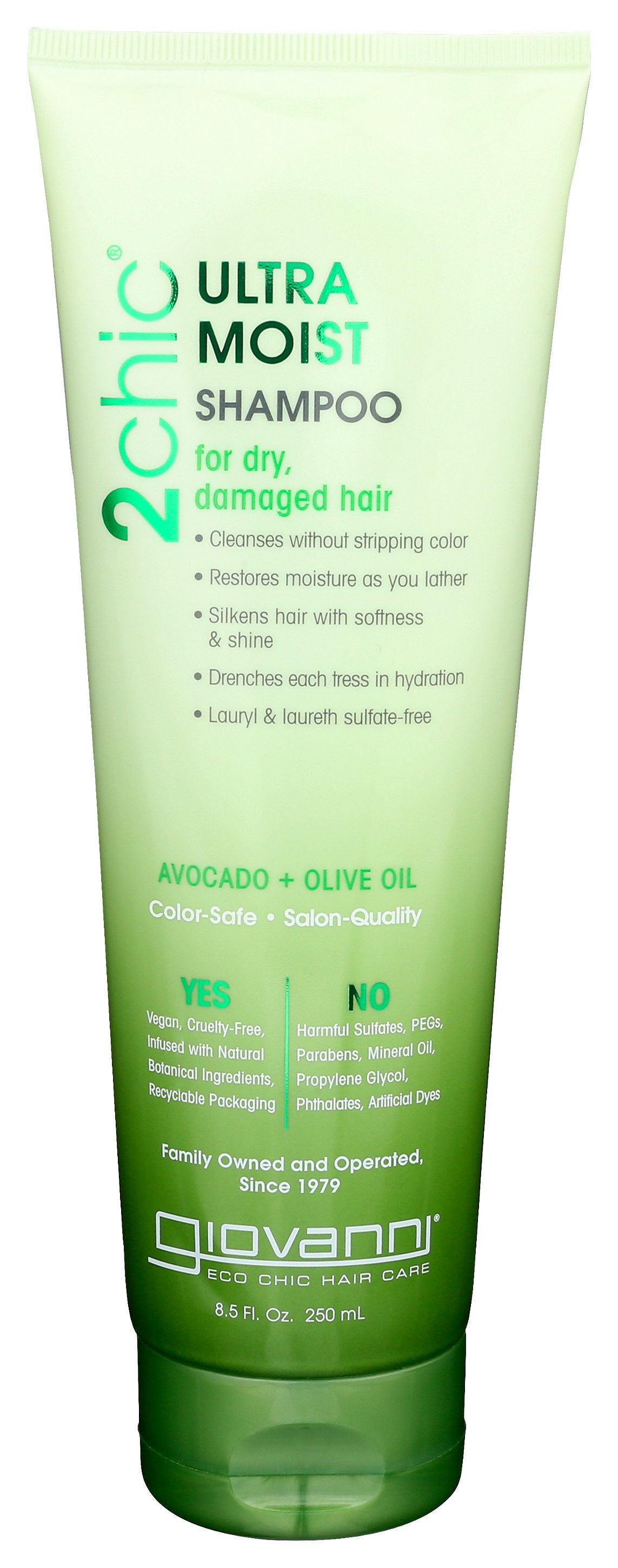 GIOVANNI COSMETICS 2CHIC SHAMPOO AVCDO & OLV - Case of 3
