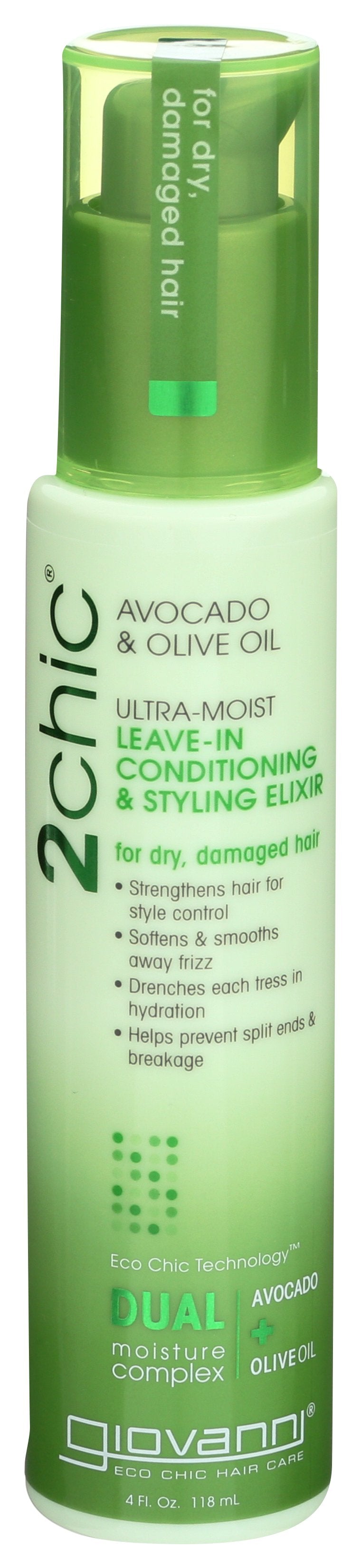 GIOVANNI COSMETICS 2CHIC LEAVE IN COND AVCDO - Case of 3