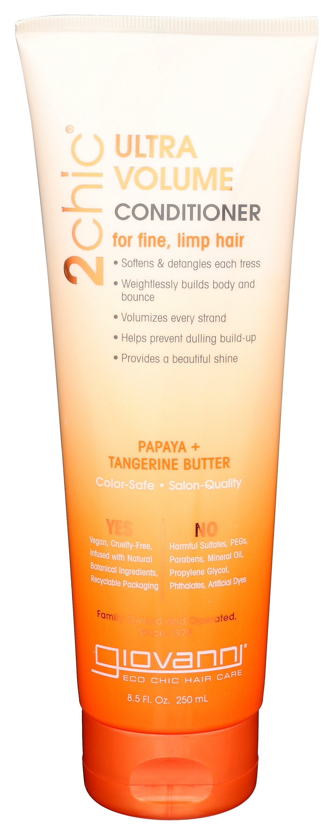 GIOVANNI COSMETICS 2CHIC CONDTNR PAPAYA BTR - Case of 3
