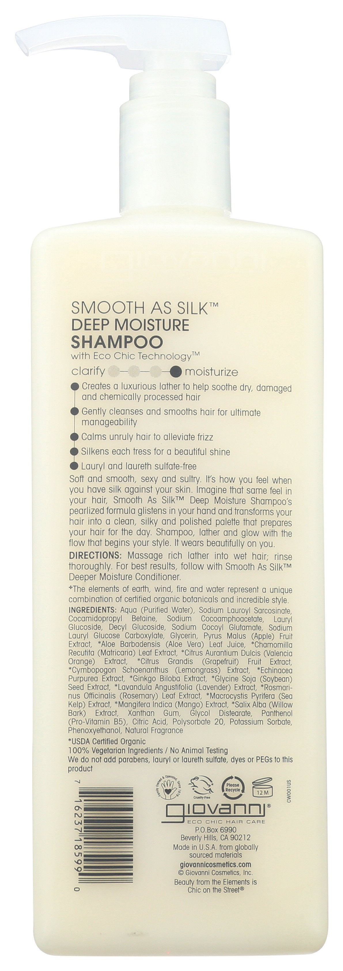 GIOVANNI COSMETICS SHAMPOO SAS DEEP MOISTURE - Case of 3