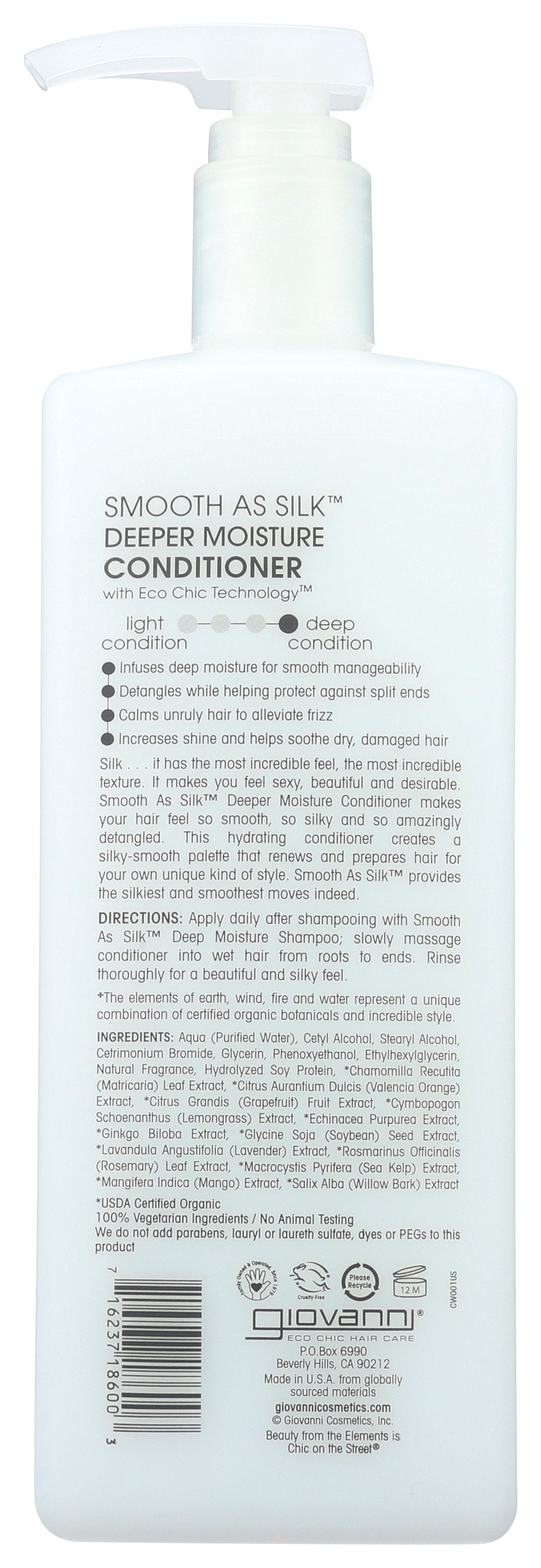 GIOVANNI COSMETICS CONDTNR SAS DEEPR MOISTUR - Case of 3