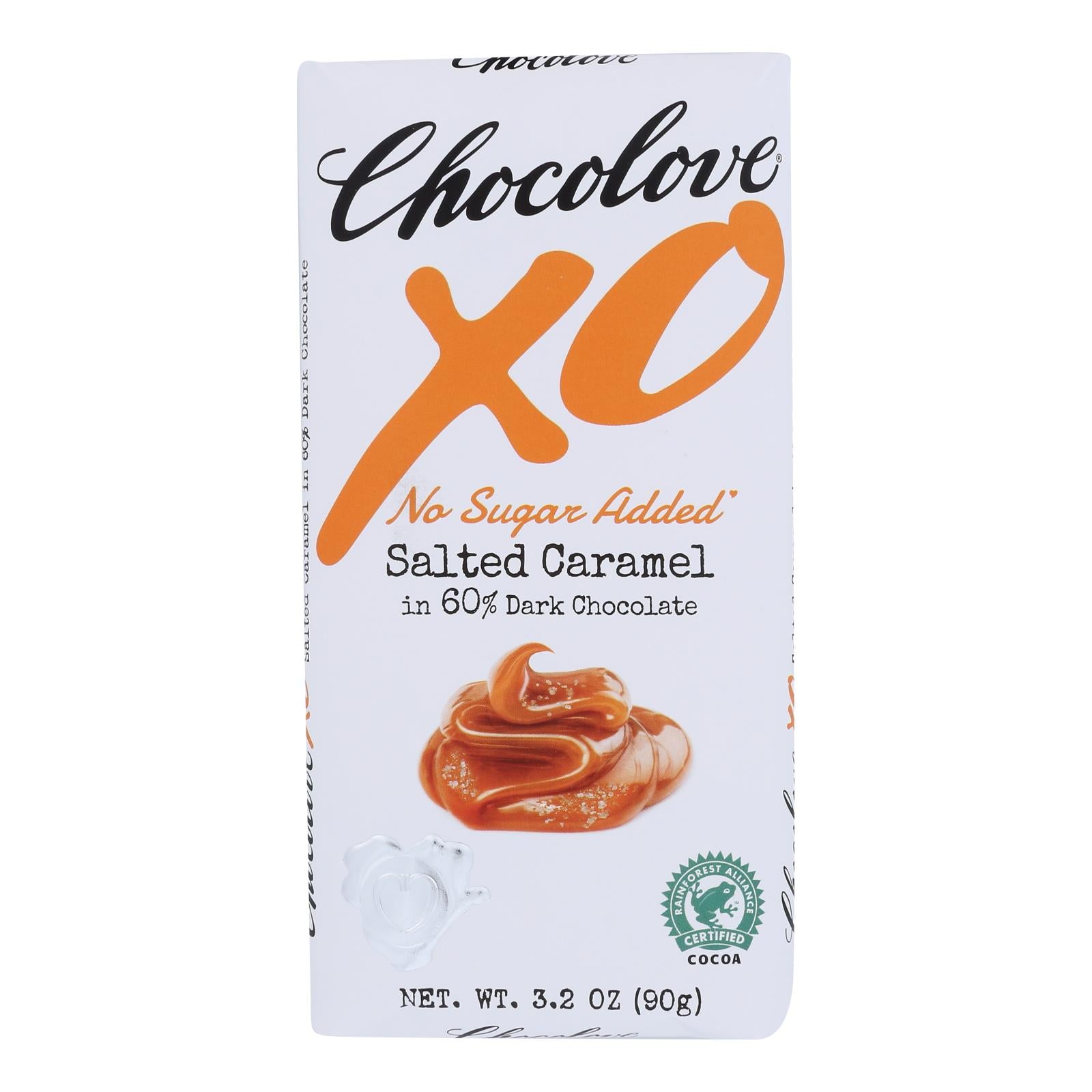 Chocolove - Xo Bar Dark Chocolate Salted Caramel - Case of 10-3.2 OZ