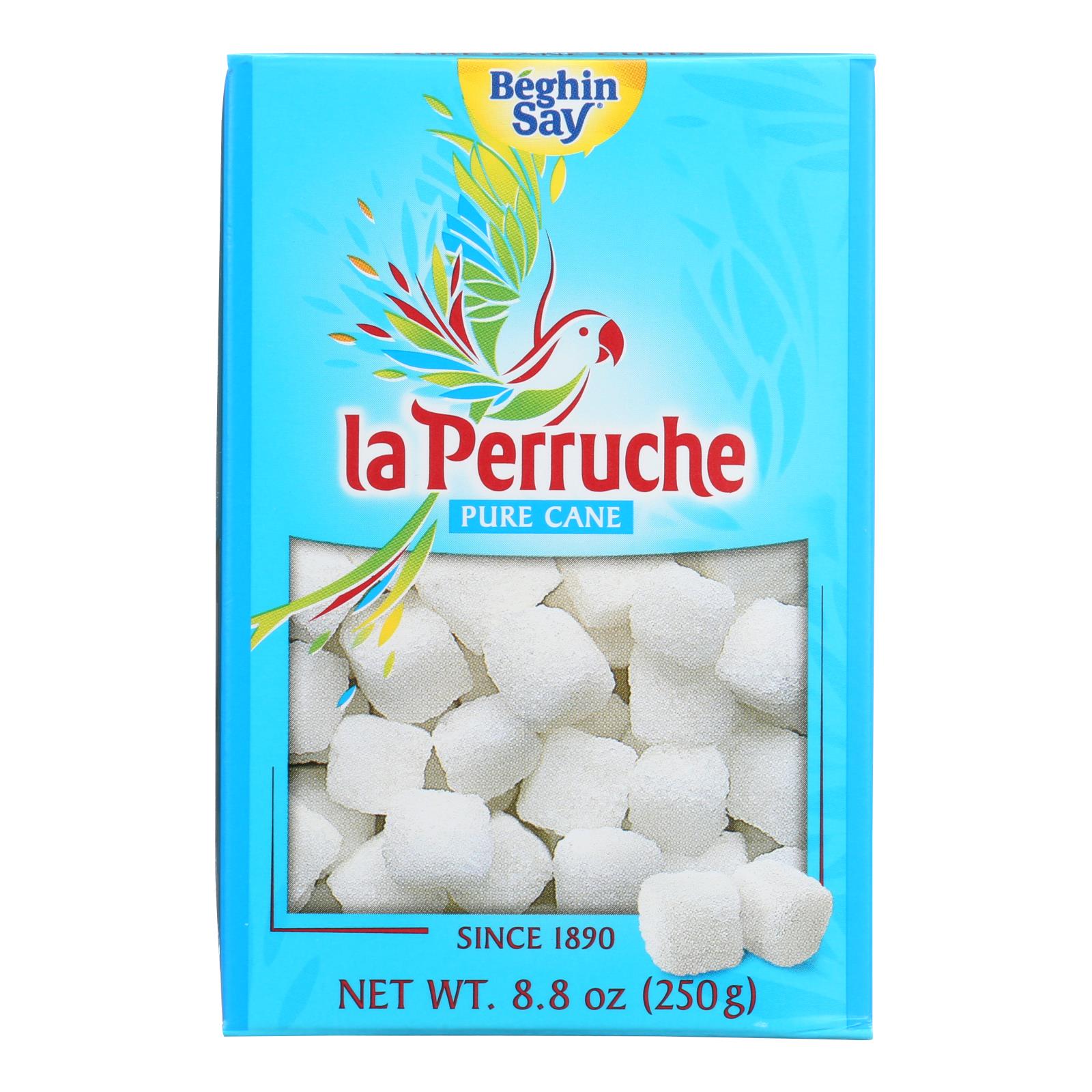 La Perruche Pure Cane White Sugar Cubes  - Case of 16 - 8.8 OZ