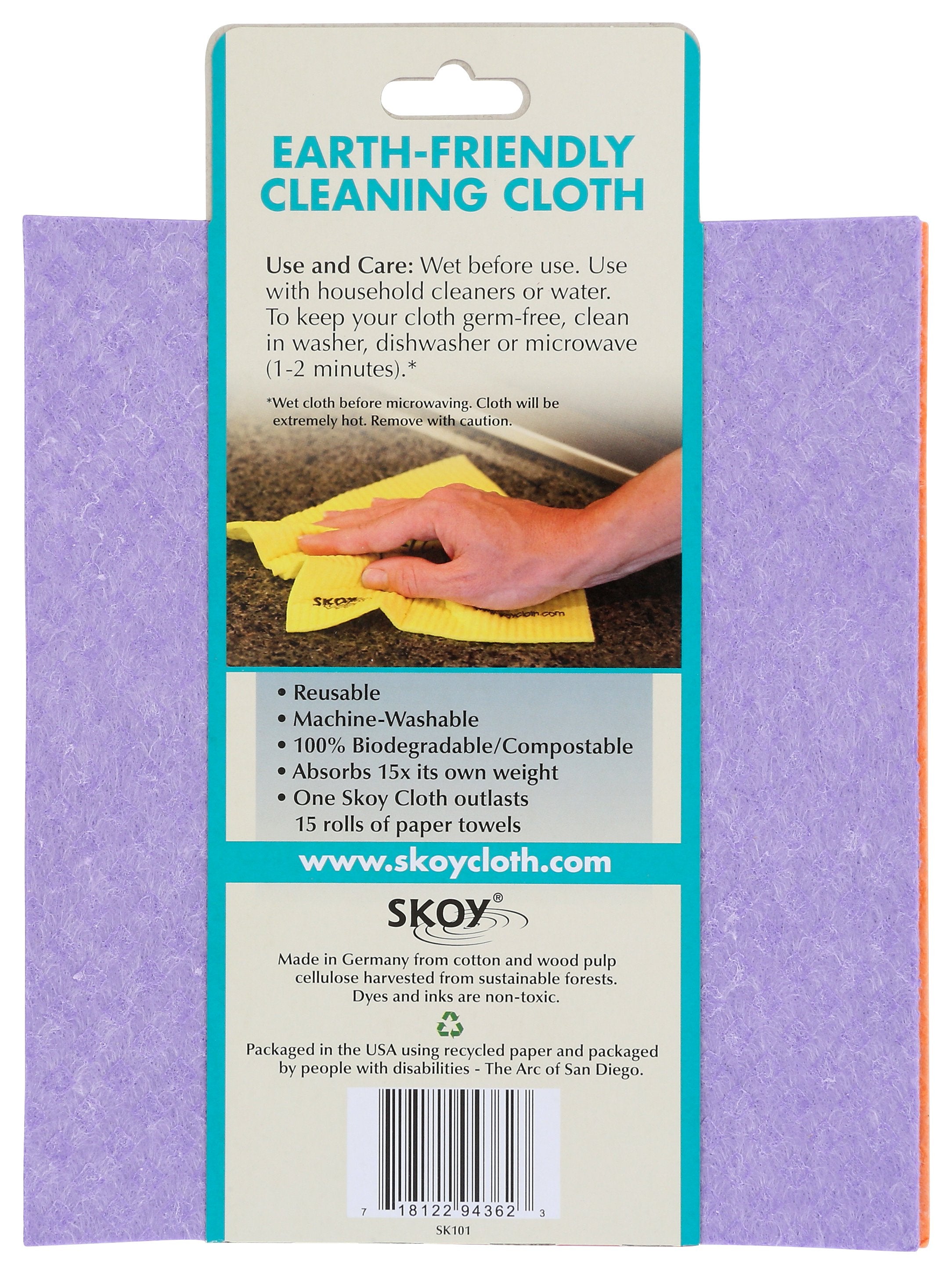 SKOY DISHCLOTH ASSORTED 4PK - Case of 12
