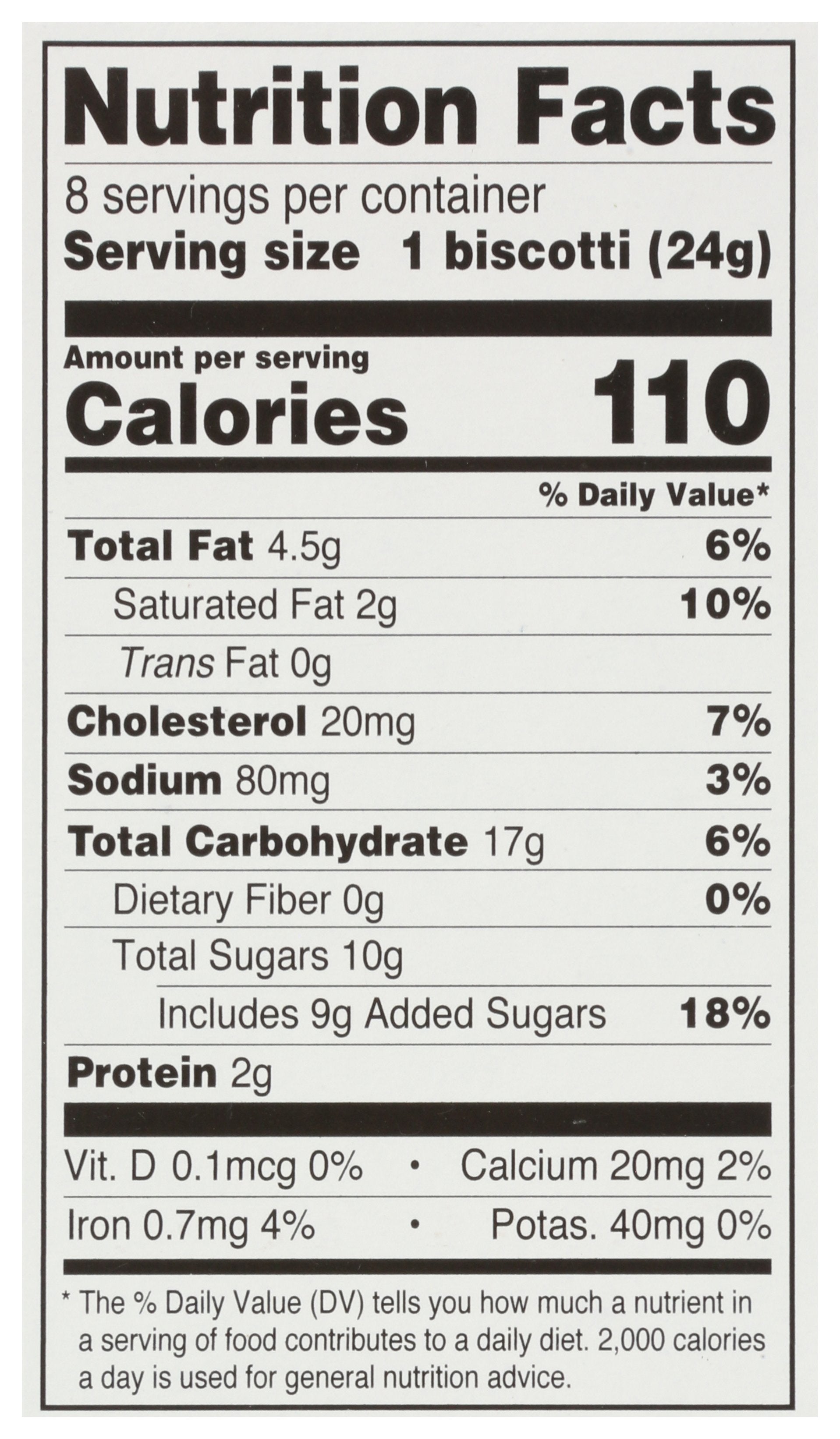 NONNIS BISCOTTI ALMOND TOFFEE - Case of 6