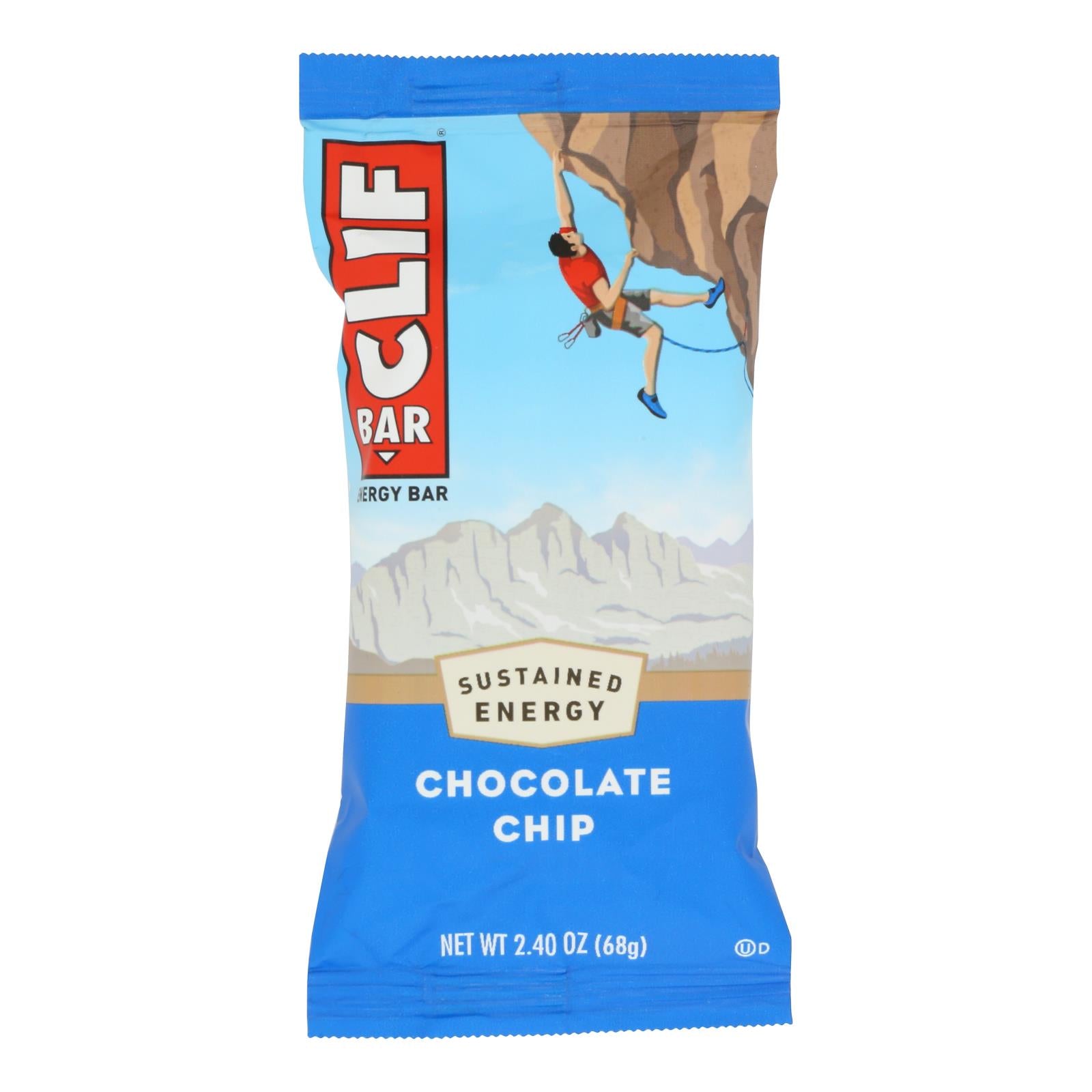 Clif Bar - Organic Chocolate Chip - Case of 12 - 2.4 oz