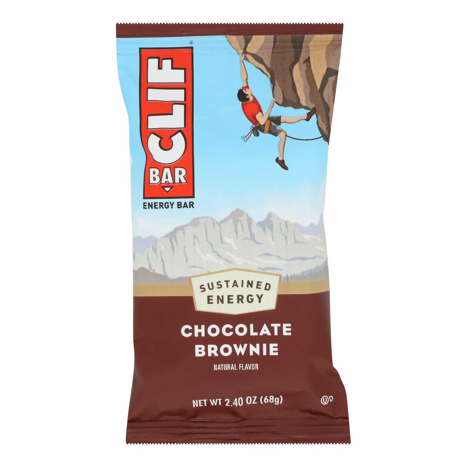 Clif Bar - Organic Chocolate Brownie - Case of 12 - 2.4 oz