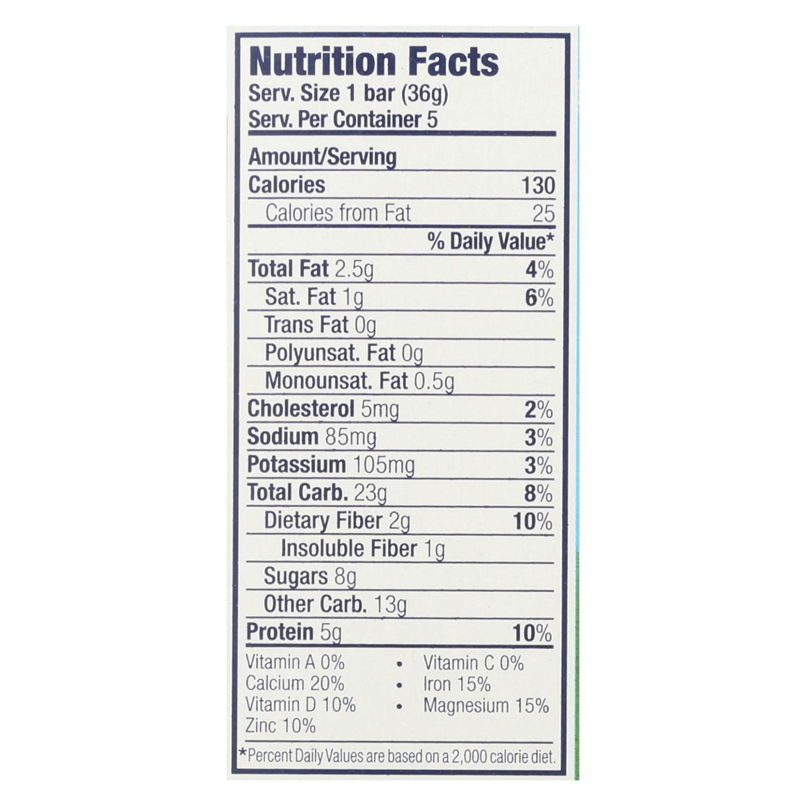 Clif Kid Zbar Organic Kid Zbar Protein - Chocolate Mint - Case of 6 - 1.27 oz.