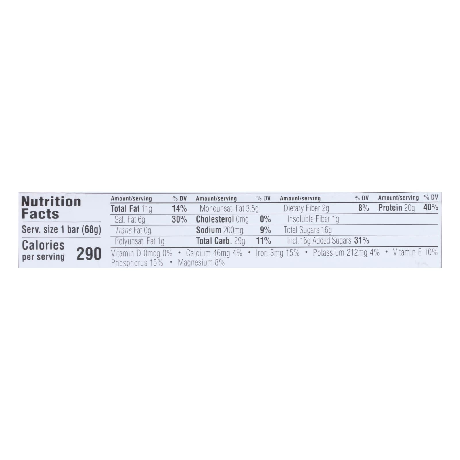 Builders - Bar Builders Vanilla Almond - 2.4 oz - 12pk