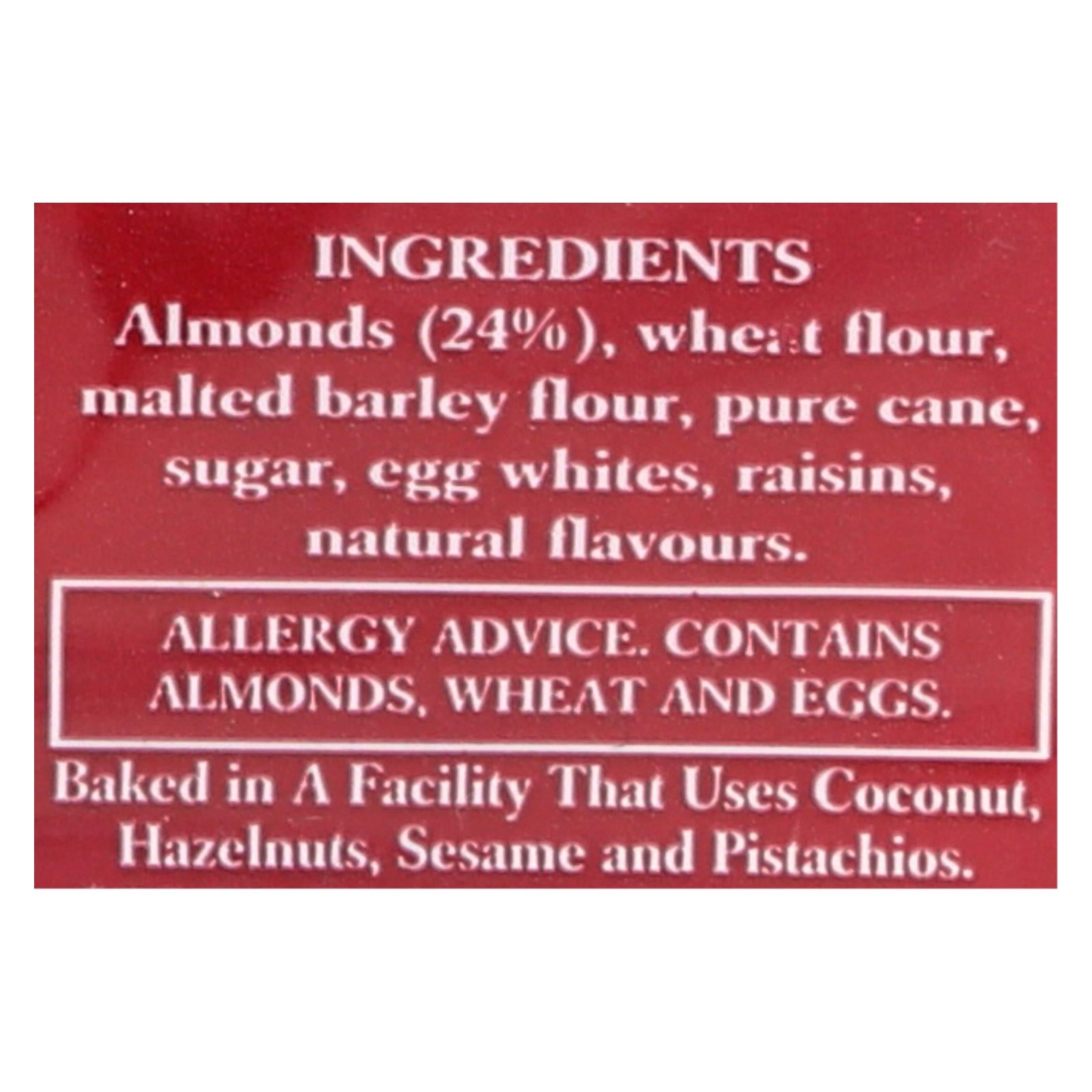 Almondina - Biscuit Original - Case Of 12-4 Oz