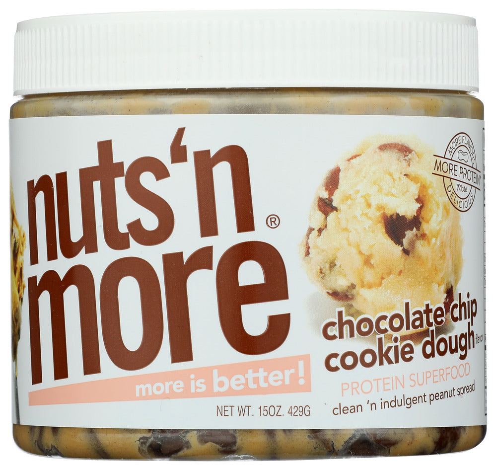Nuts 'N More Spread Peanut Butter Cookie Dough - Case of 6 - 15oz