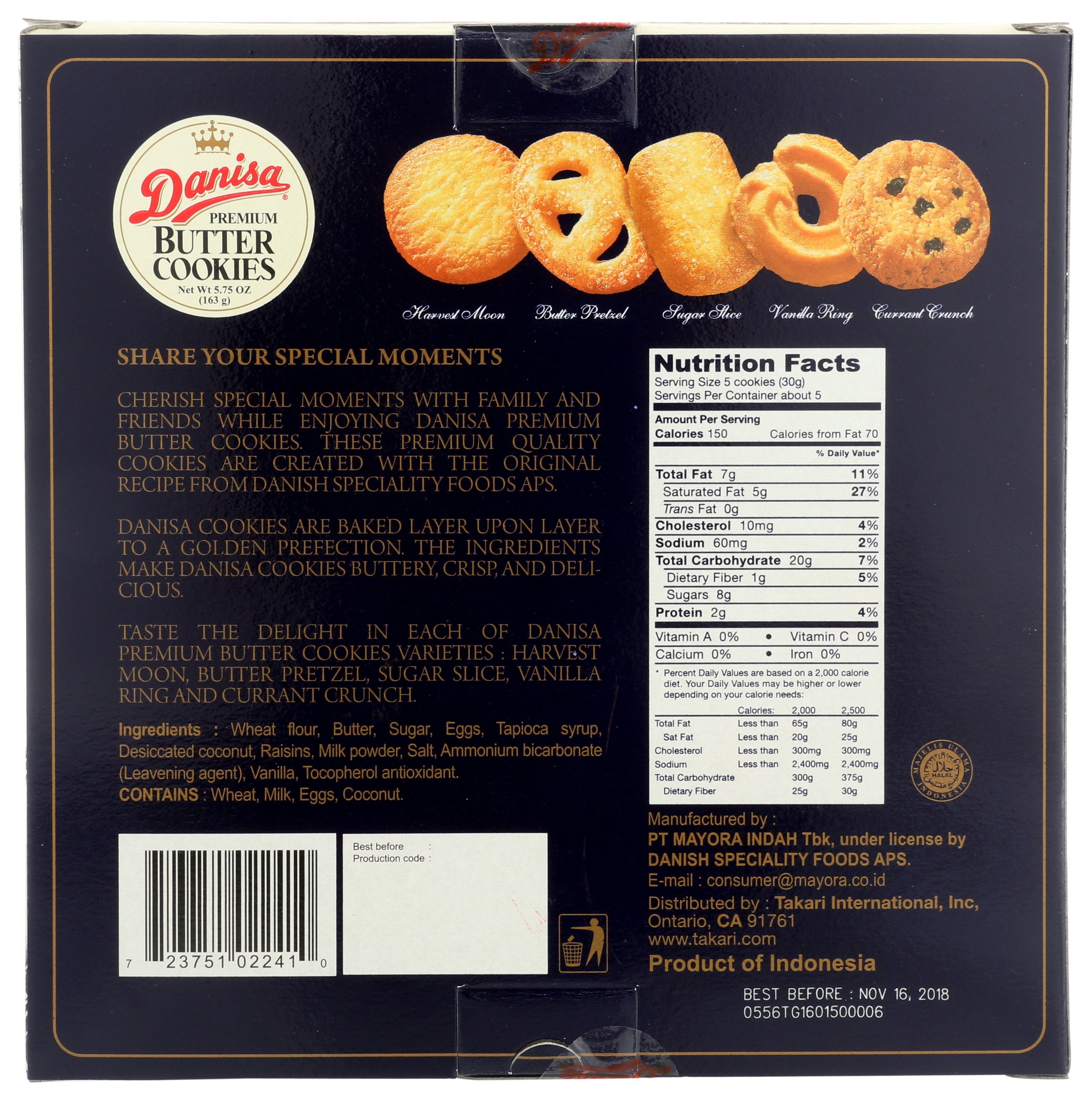 DANISA COOKIE BUTTER - Case of 8