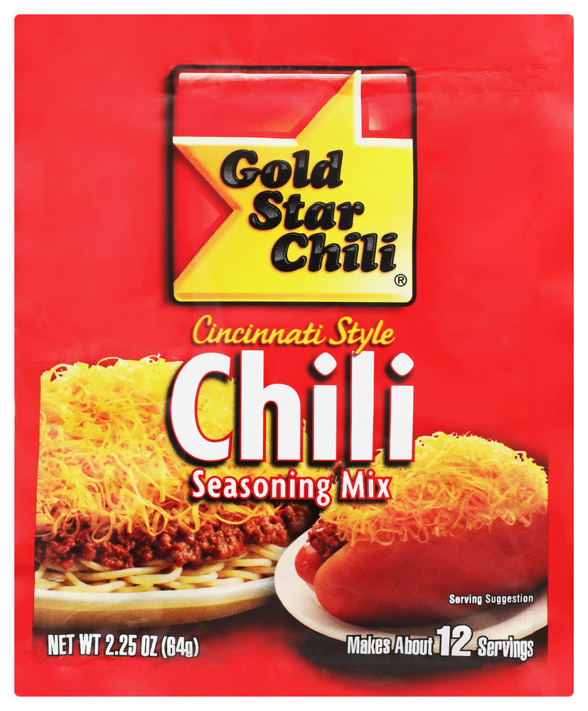 Gold Start Chili Spice Chili Packet - Case of 20 - 2.25 oz