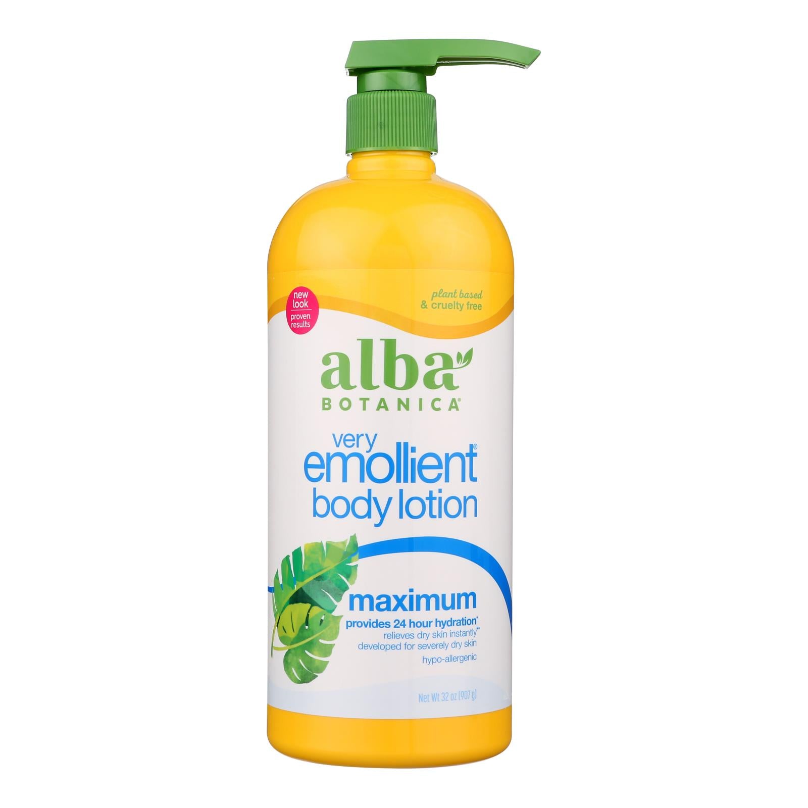 Alba Botanica - Very Emollient Body Lotion - Maximum - 32 Oz