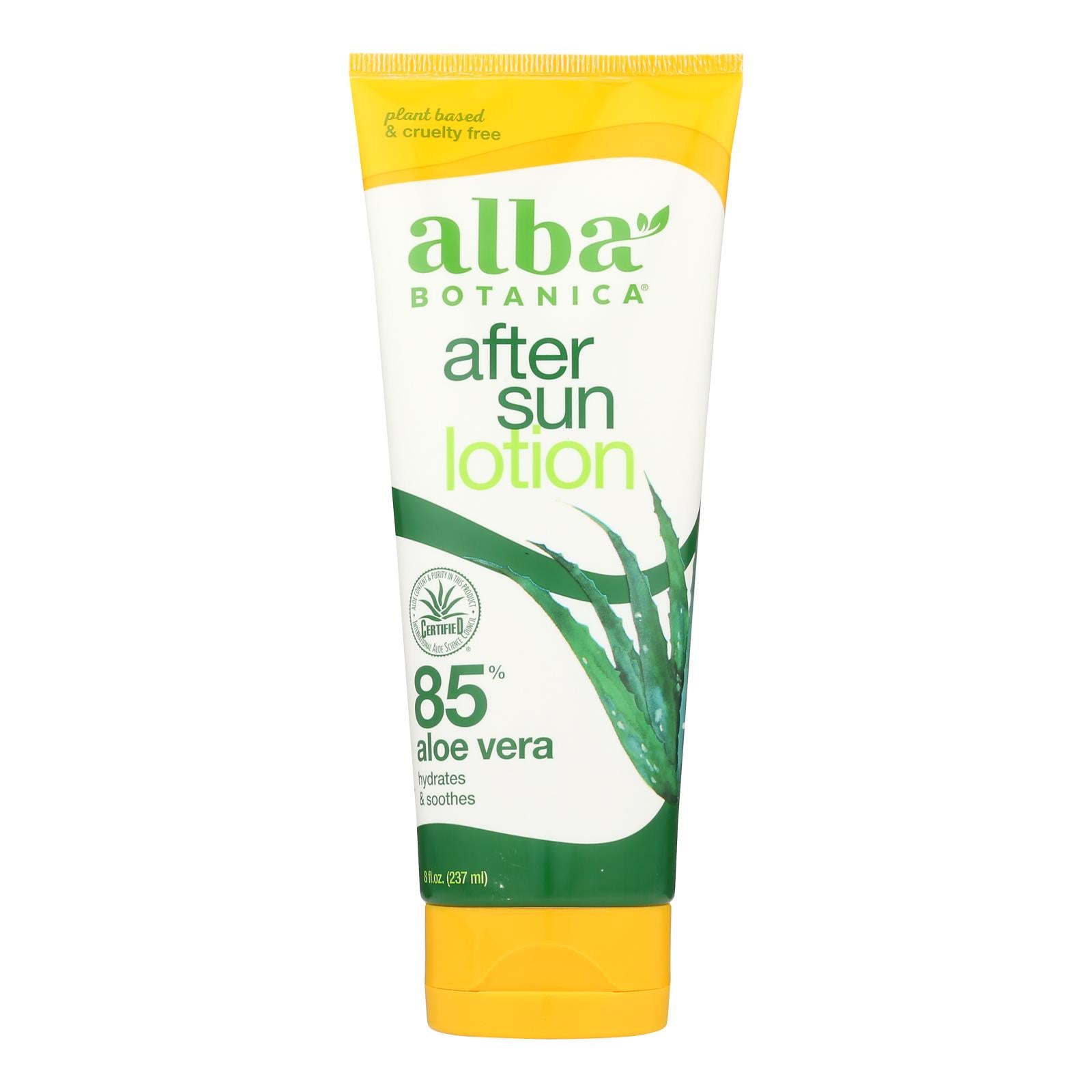 Alba Botanica - After Sun Lotion - 85% Aloe - 8 Oz