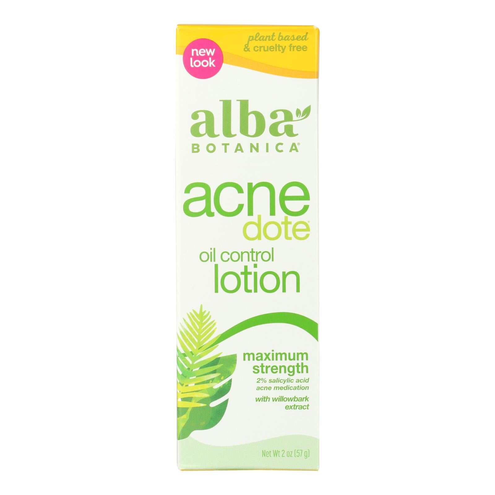 Alba Botanica - Natural Acnedote Oil Control Lotion - 2 Fl Oz