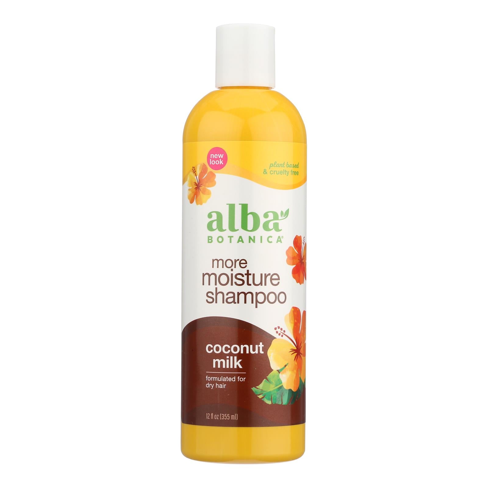 Alba Botanica - Natural Hawaiian Shampoo Drink It Up Coconut Milk - 12 Fl Oz