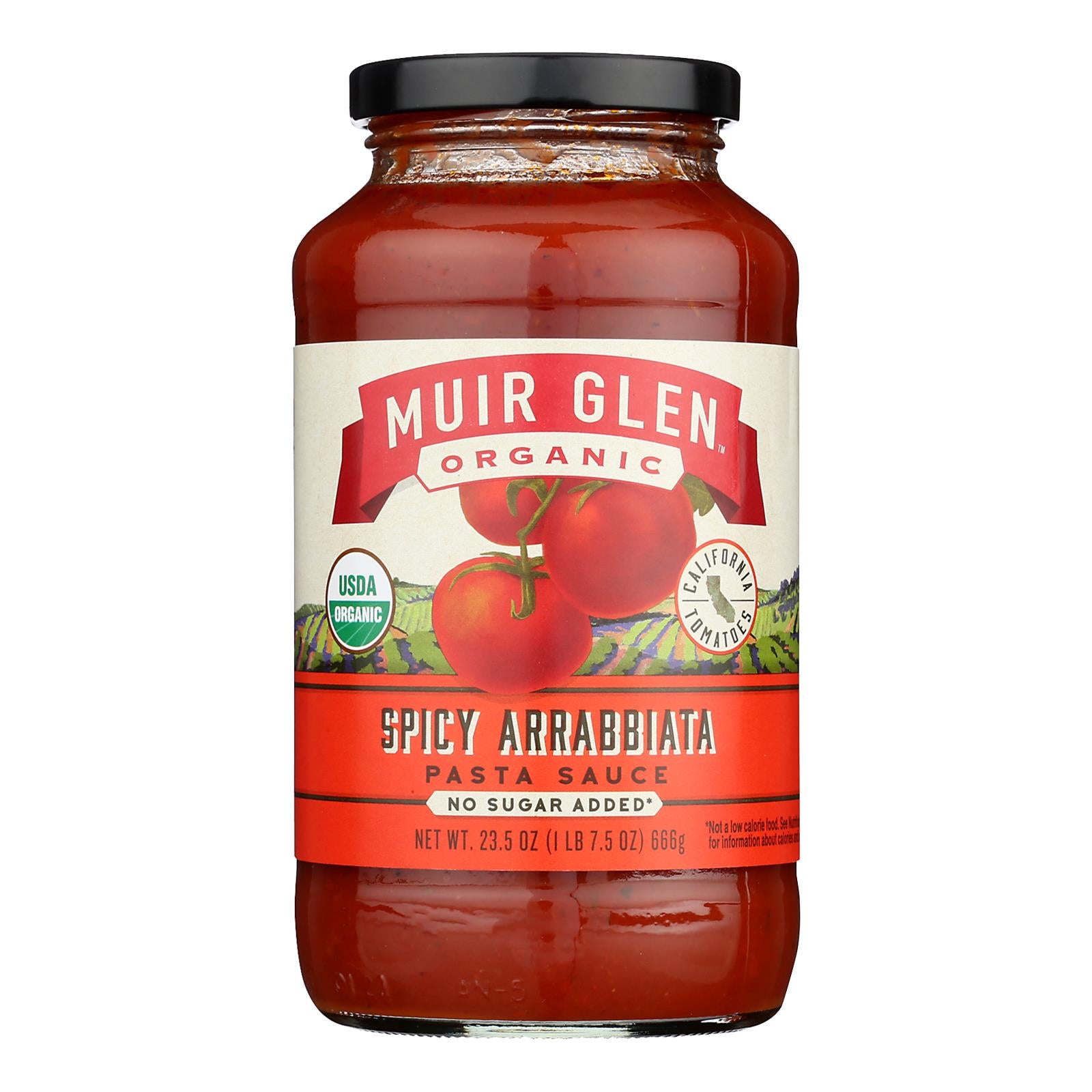 Muir Glen - Pasta Sauce Organic Spicy Arrabiata - Case of 12 - 23.5 Fluid Ounces