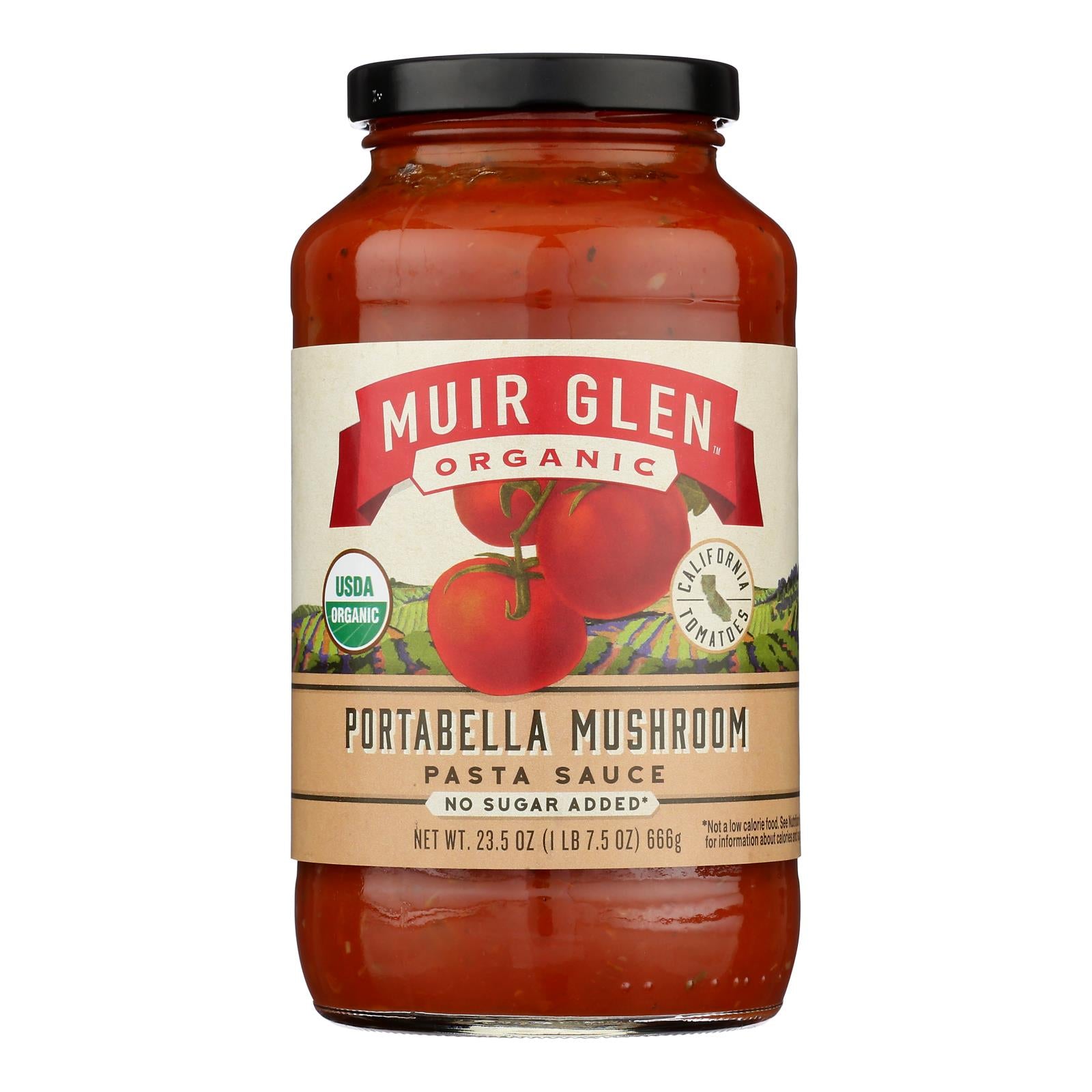Muir Glen - Pasta Sauce Organic Portobello - Case of 12-23.5 Fluid Ounces
