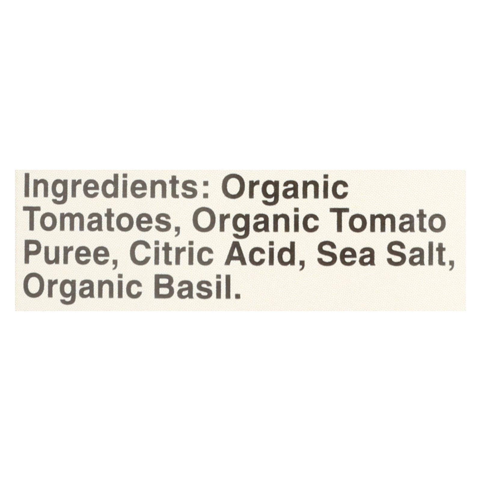 Muir Glen Crushed Tomato with Basil - Tomato - Case of 12 - 28 oz.