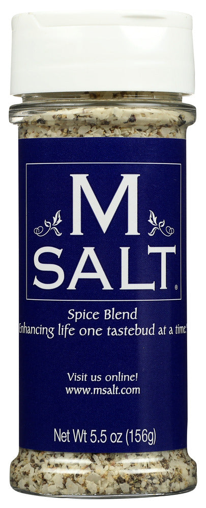 M Salt Salt Blend Garlic Pepper - Pack of 24 - 5.5  OZ
