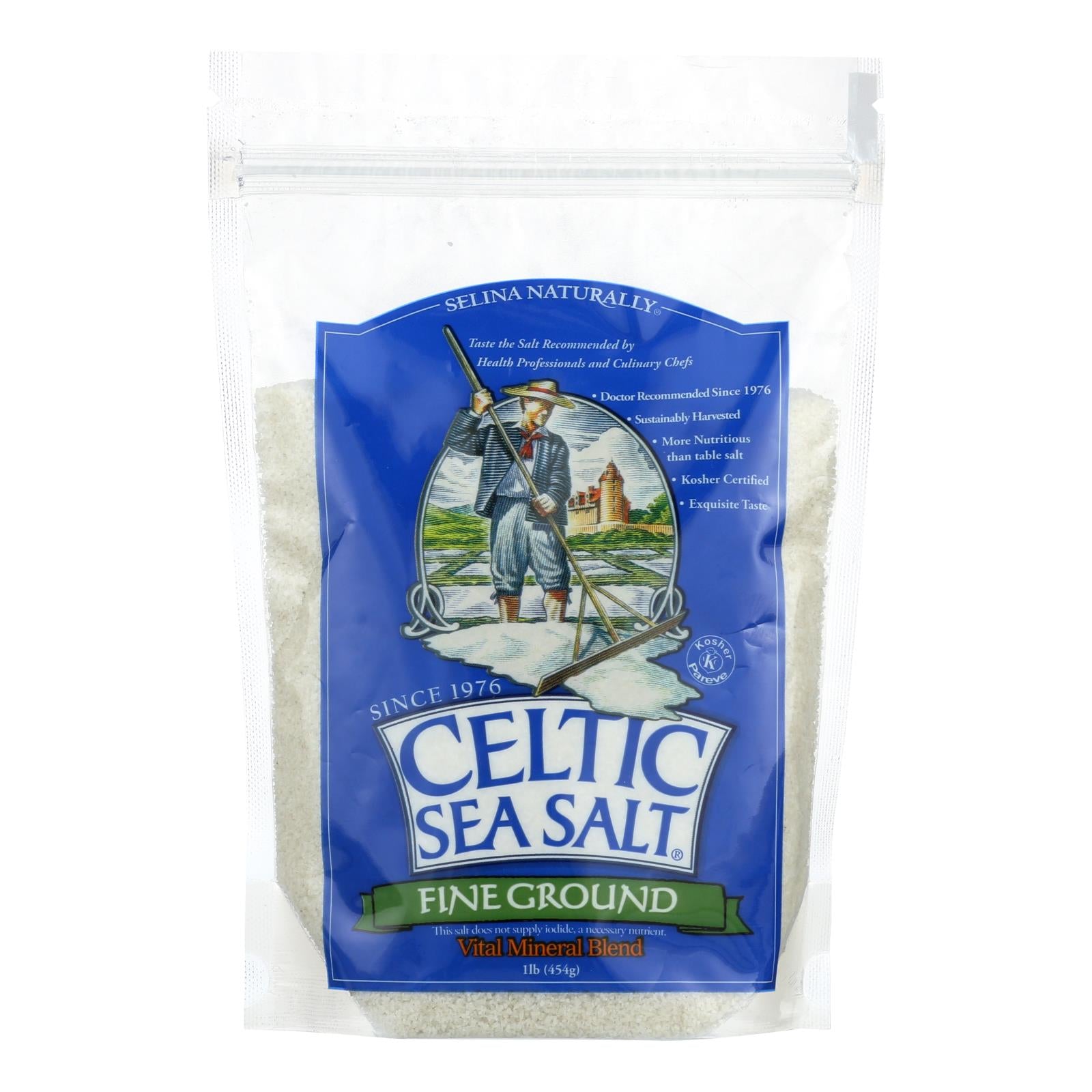 Celtic Sea Salt Fine Ground - Case of 6 lbs