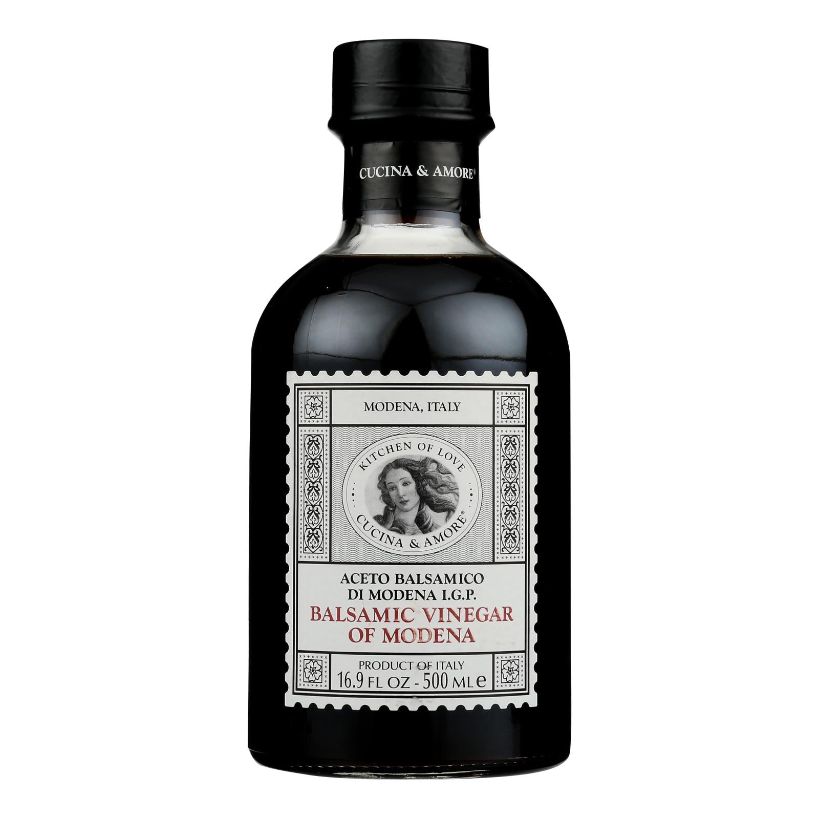 Cucina And Amore Balsamic Vinegar Of Modena - Case of 6 - 16.9 FZ
