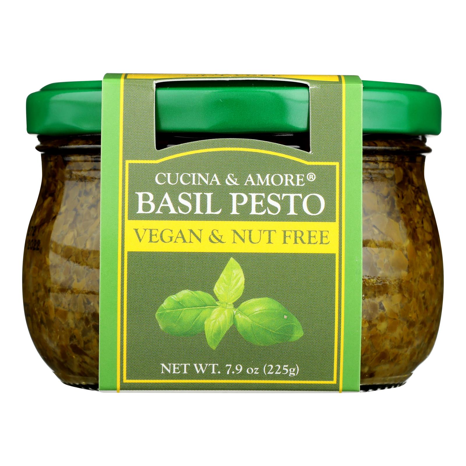Cucina & Amore - Pesto Basil Vegn&nut Free - Case of 6-7.9 OZ