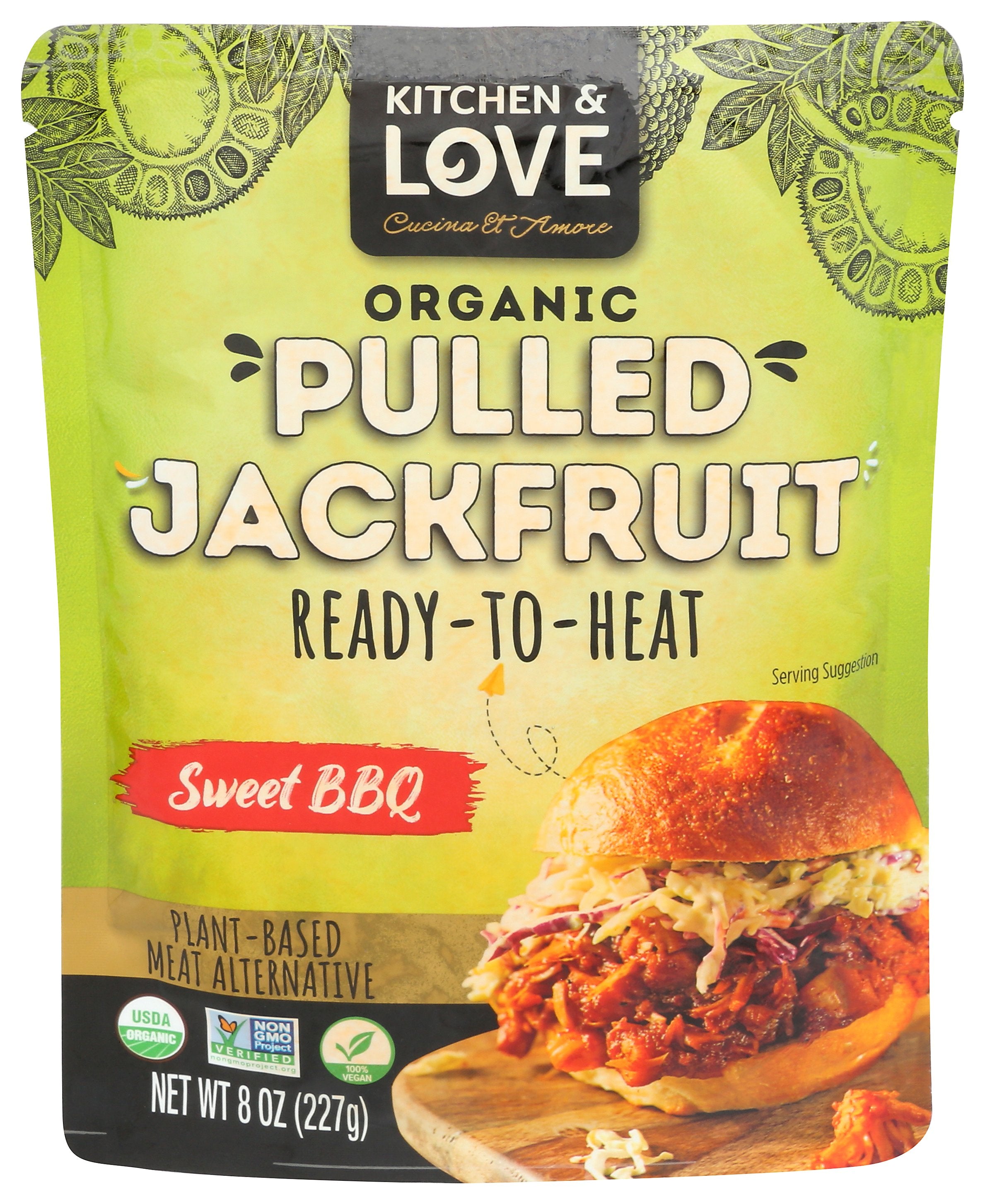 KITCHEN AND LOVE MEAL JACKFRT SWT BBQ PRK - Case of 6