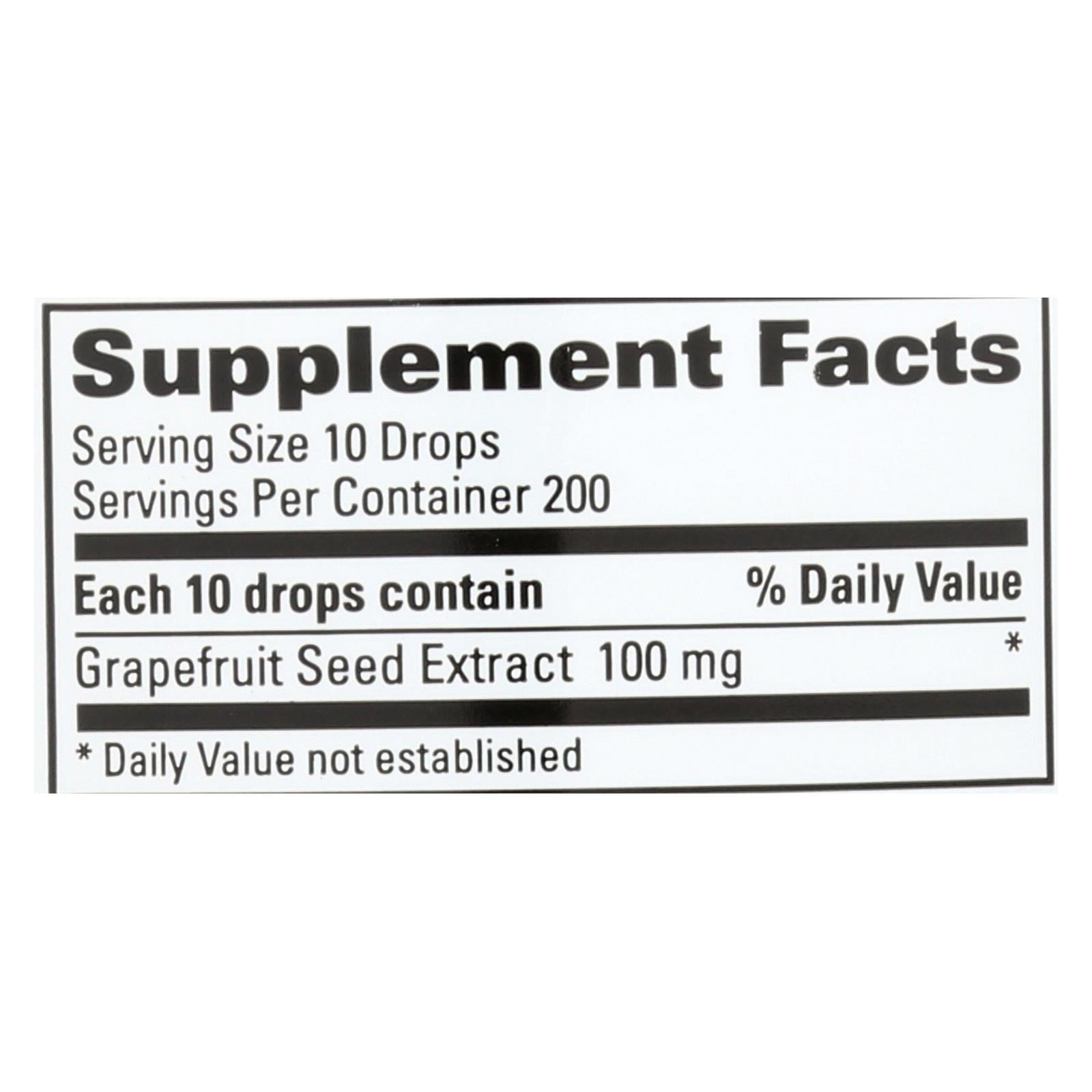 Nutribiotic - Supp Grapefruit Seed Concentrat - 1 Each 1-2 FZ