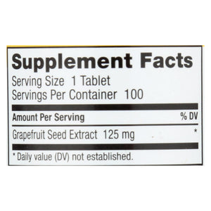 Nutribiotic - Supp Grapefruit Seed Extrct 125 - 1 Each 1-100 Ct