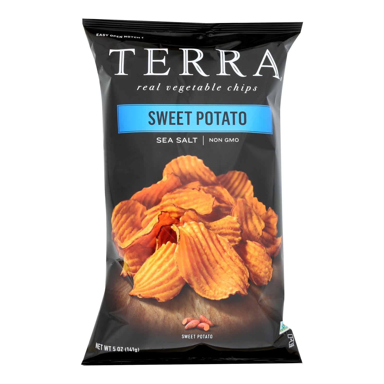 Terra Chips - Chips Sweet Potato Sea Salt - Case of 12 - 5 Ounces