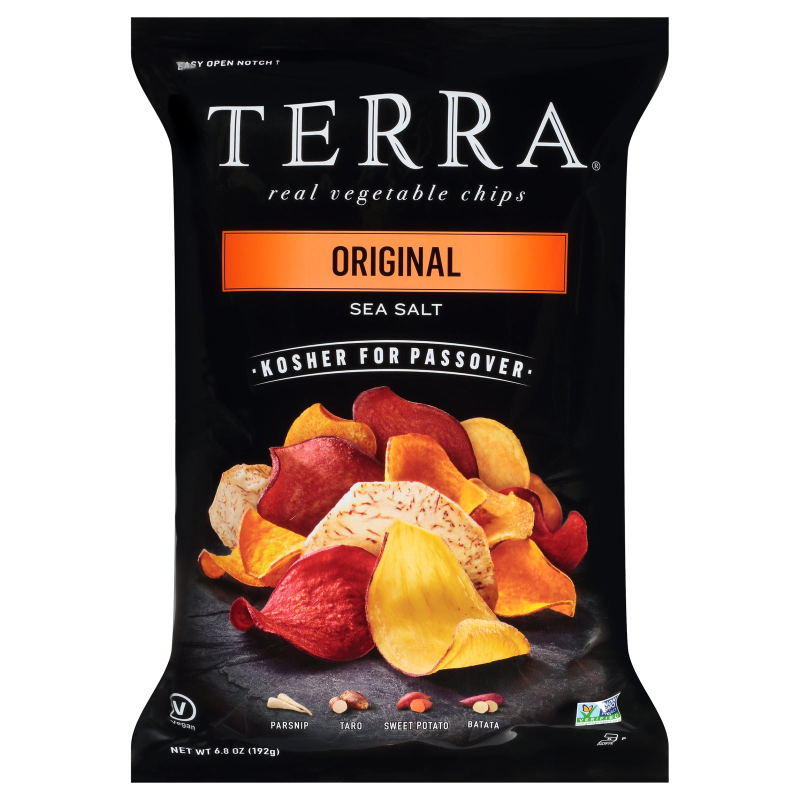 Terra Chips - Chip Sea Salt Original Passover - Case of 12-6.8 OZ
