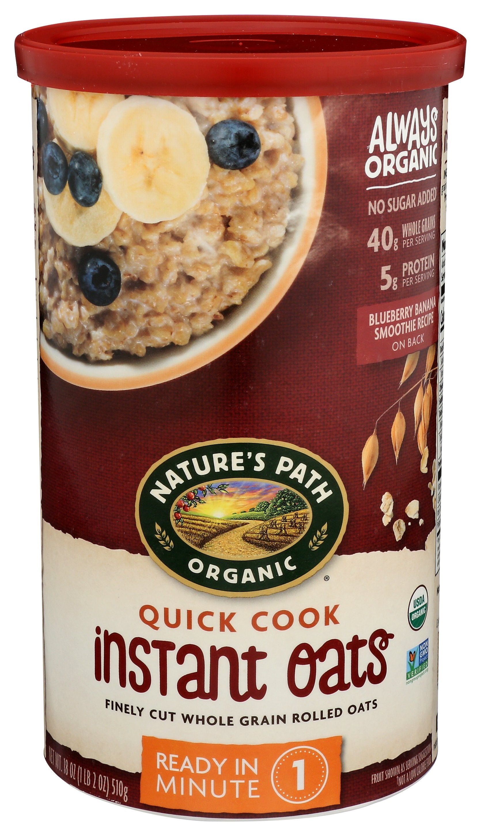 NATURES PATH OATMEAL QUICK ORG - Case of 6