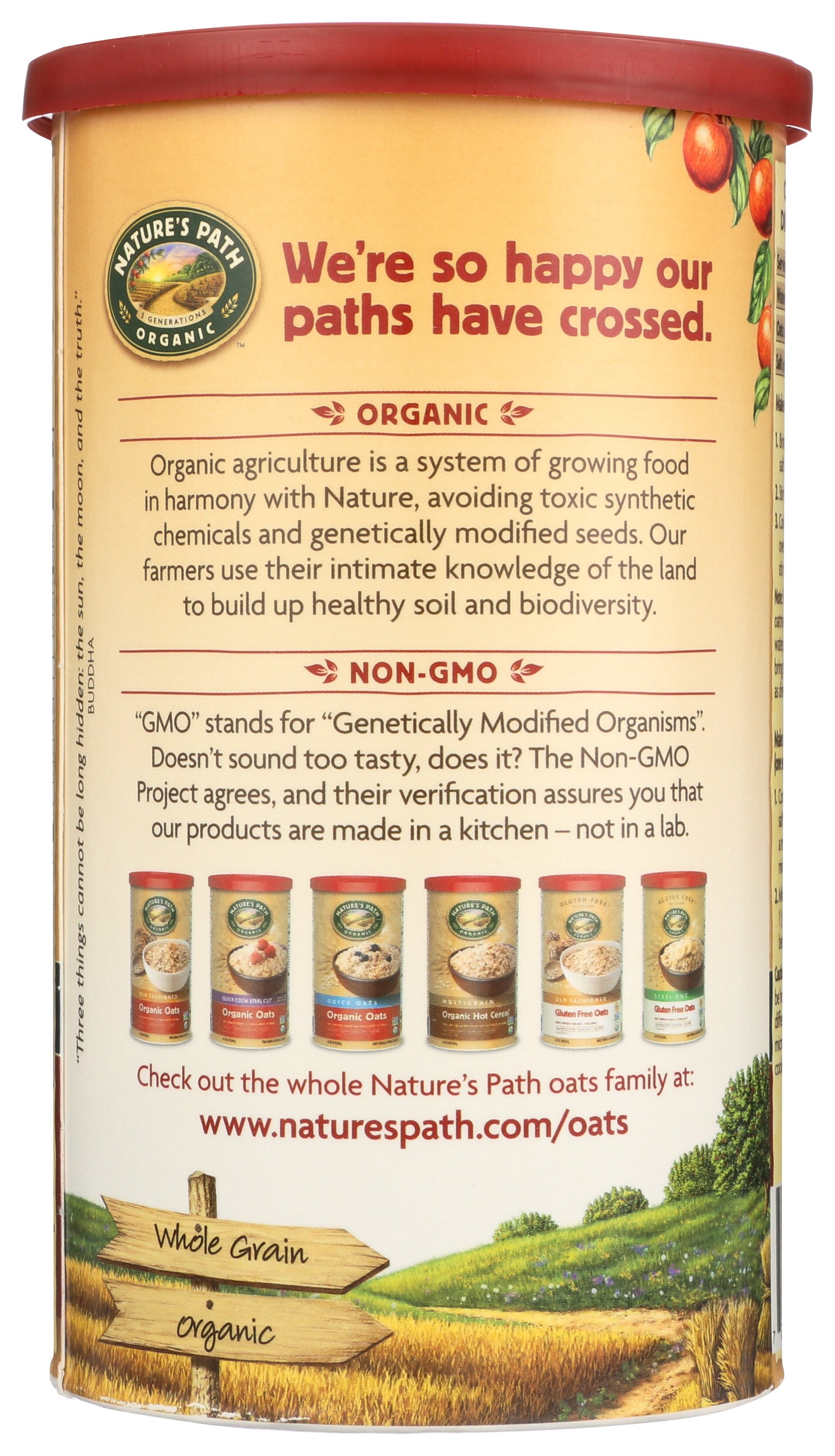 NATURES PATH OATMEAL QUICK ORG - Case of 6
